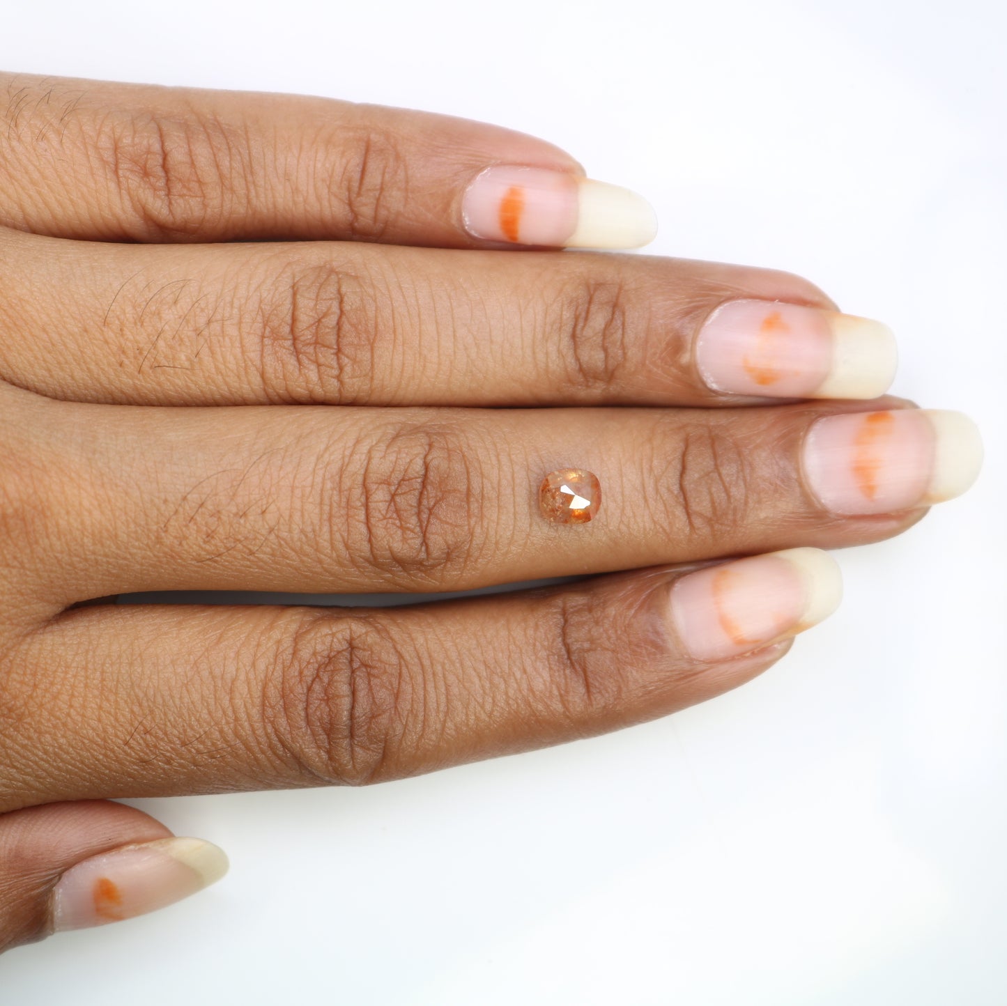 1.07 CT Peach Cushion Shape Loose Diamond For Engagement Ring - JayKrishna Diamond
