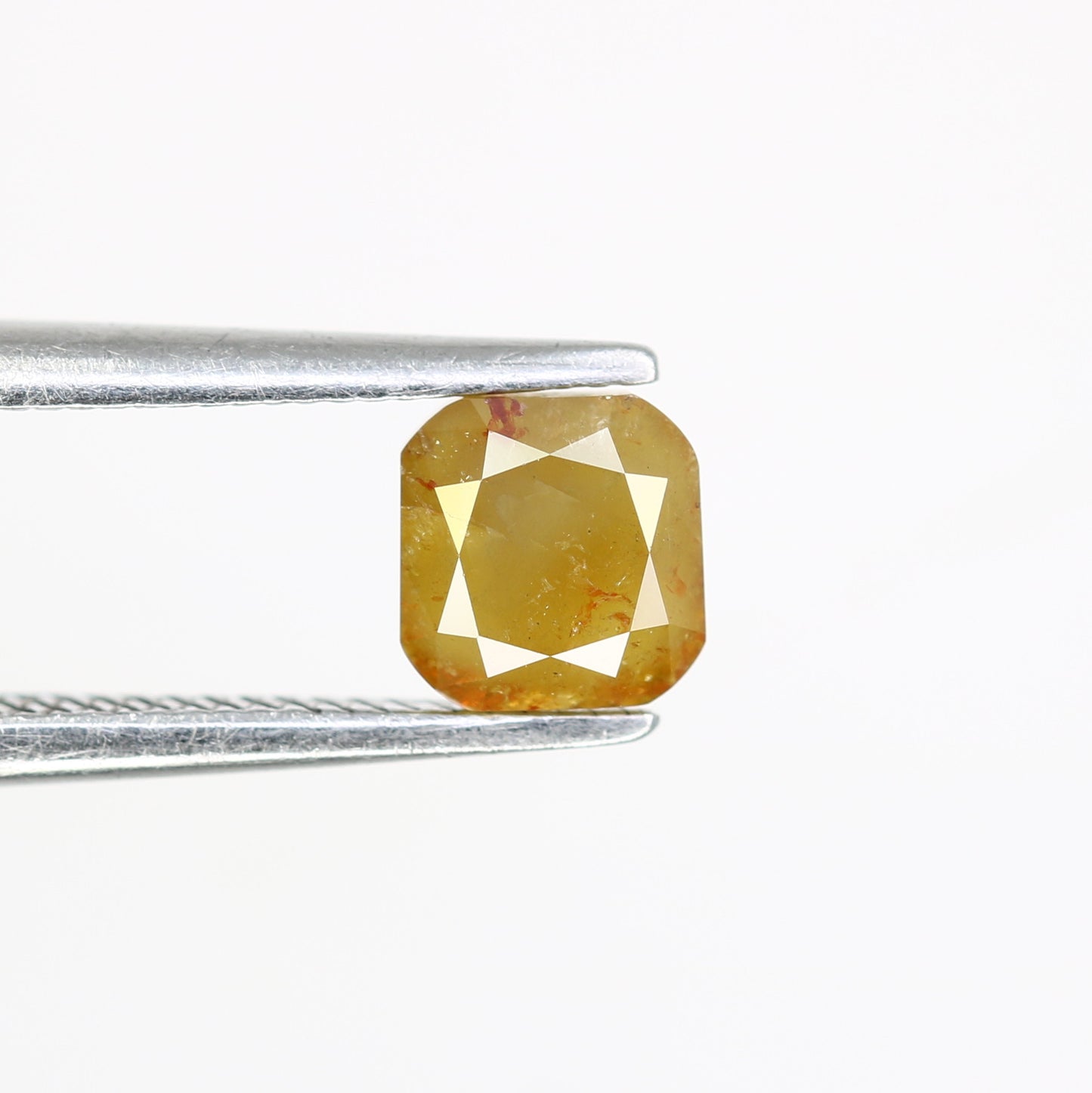 0.86 CT 4.90 MM Fancy Green Cushion Shape Diamond For Fancy Designer Jewelry - JayKrishna Diamond