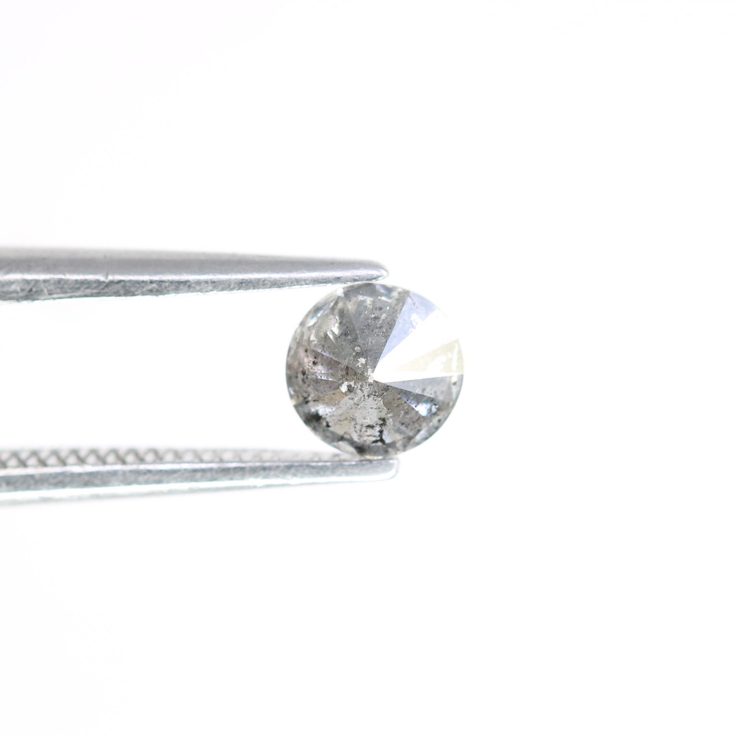 0.44 CT 4.70 x 3.00 MM Salt and Pepper Round Brilliant Cut Natural Loose Diamond for Engagement Ring and Custom Bridal Jewelry Design - JayKrishna Diamond