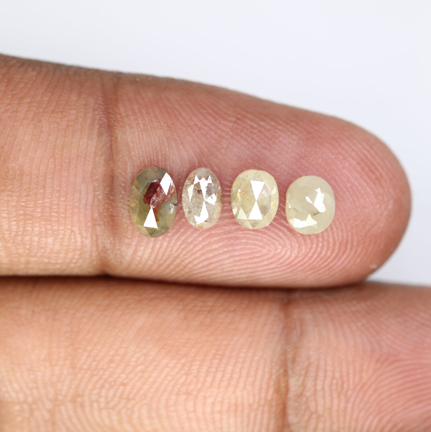 1.54 CT Loose Grey Oval Cut 5.00 MM Natural Diamond For Engagement Ring - JayKrishna Diamond