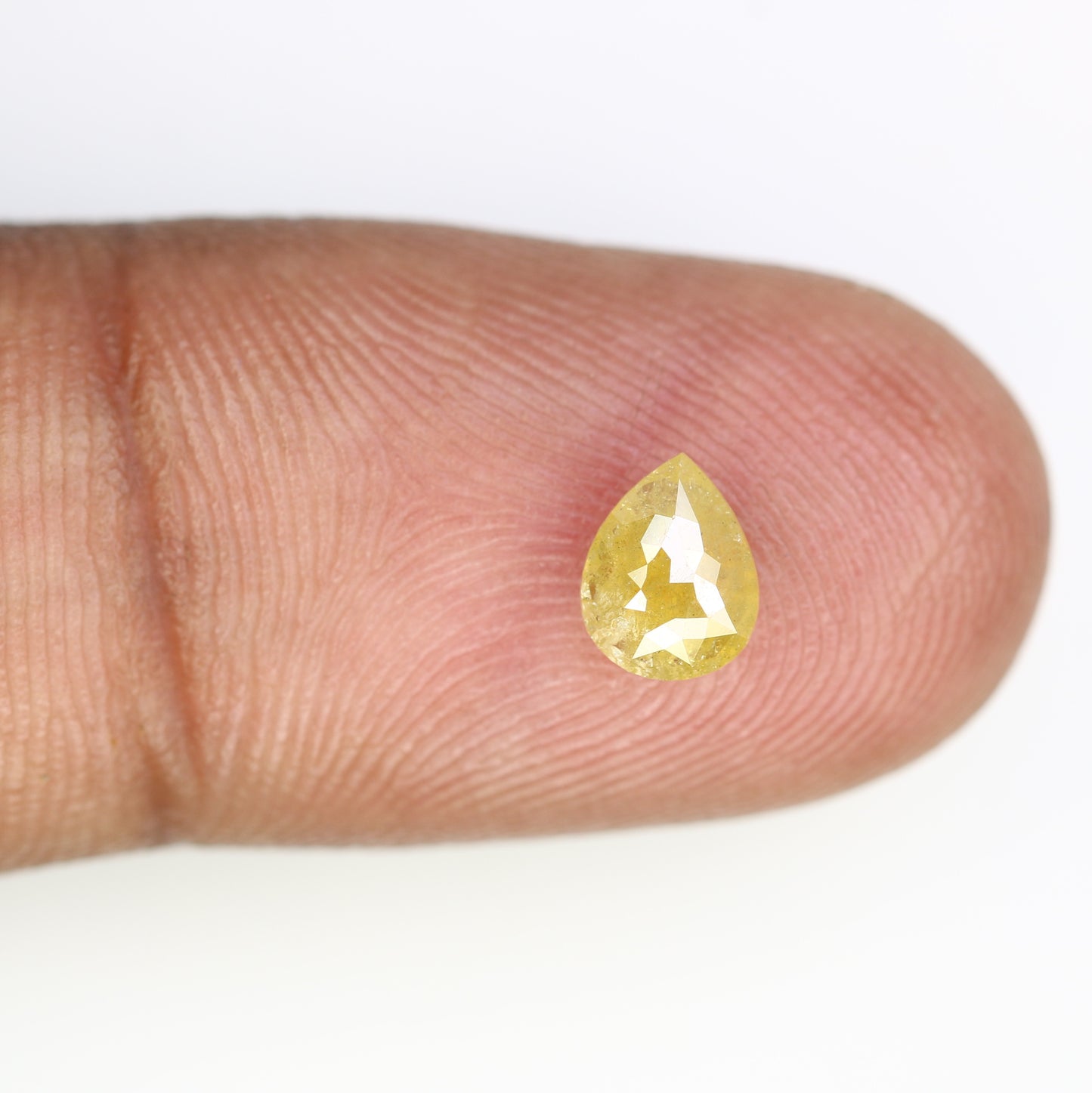 0.71 Natural Yellow Loose Pear Cut Diamond For Galaxy Ring - JayKrishna Diamond