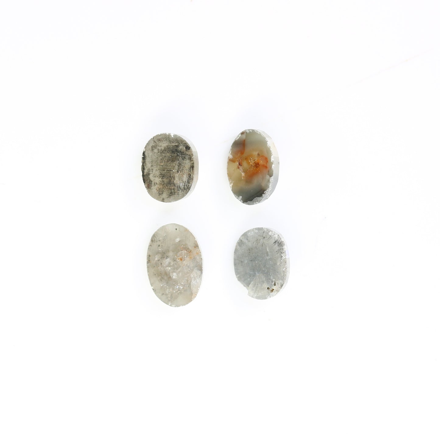 1.67 CT Loose Grey Oval Cut 5.00 MM Natural Diamond For Designer Jewelry - JayKrishna Diamond