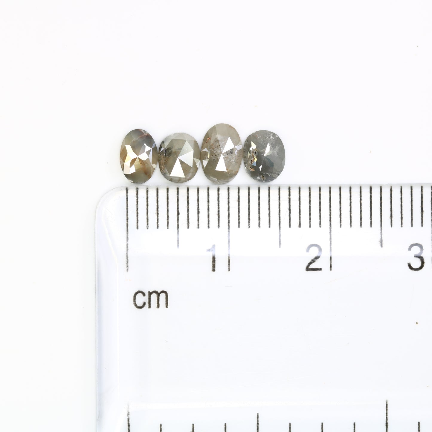 1.67 CT Loose Grey Oval Cut 5.00 MM Natural Diamond For Designer Jewelry - JayKrishna Diamond