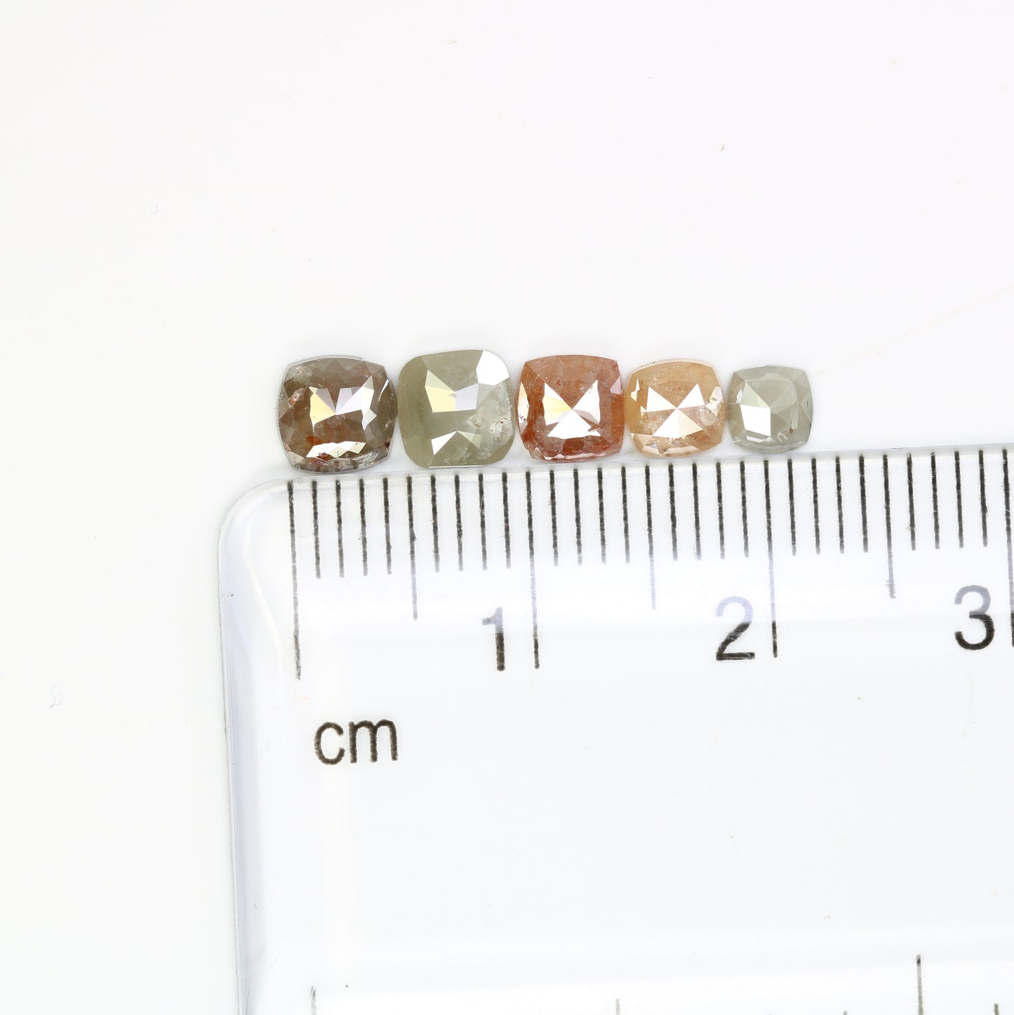 2.04 CT Polished Cushion Shape Fancy 5.00 MM Grey Diamond For Designer Jewelry - JayKrishna Diamond