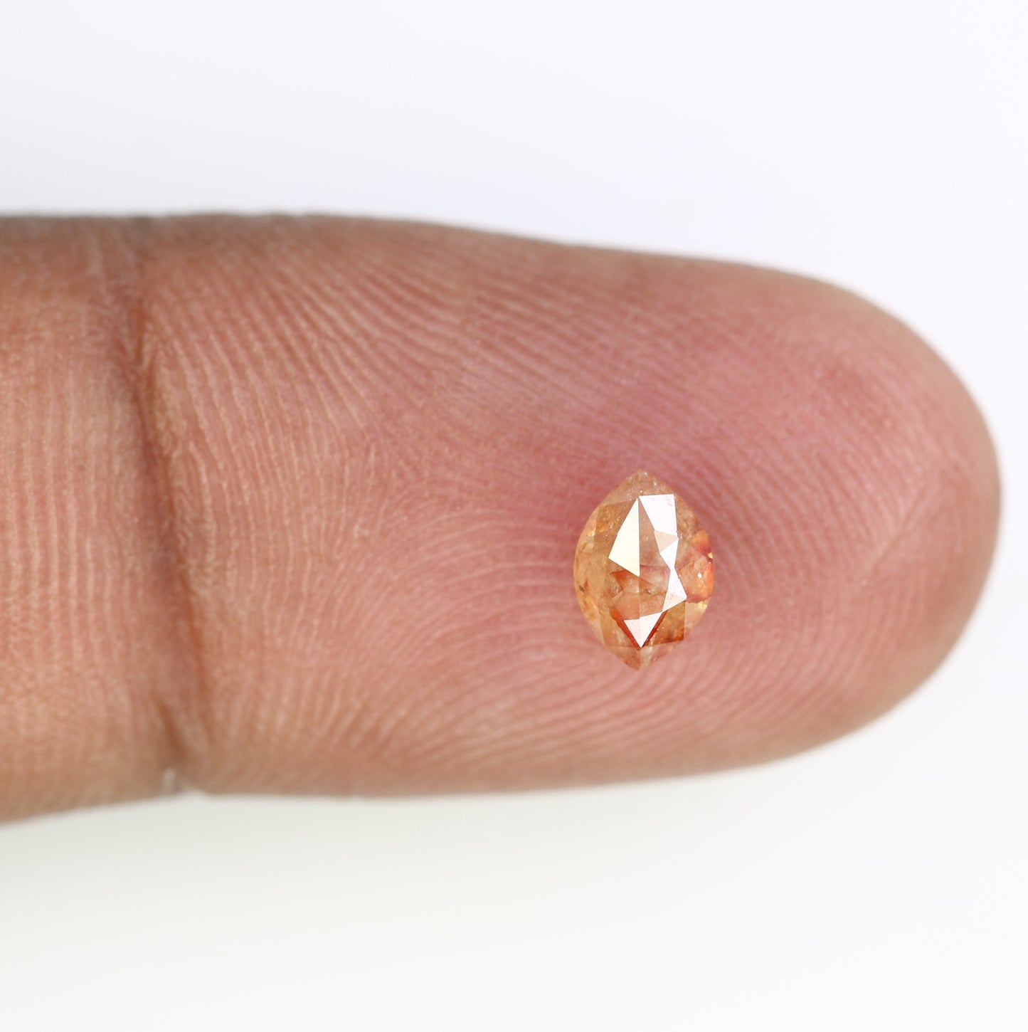 0.62 CT Marquise Shape Peach Diamond (6.20 MM) for a Captivating Engagement Ring: Distinctive Gemstone Jewelry Choice - JayKrishna Diamond