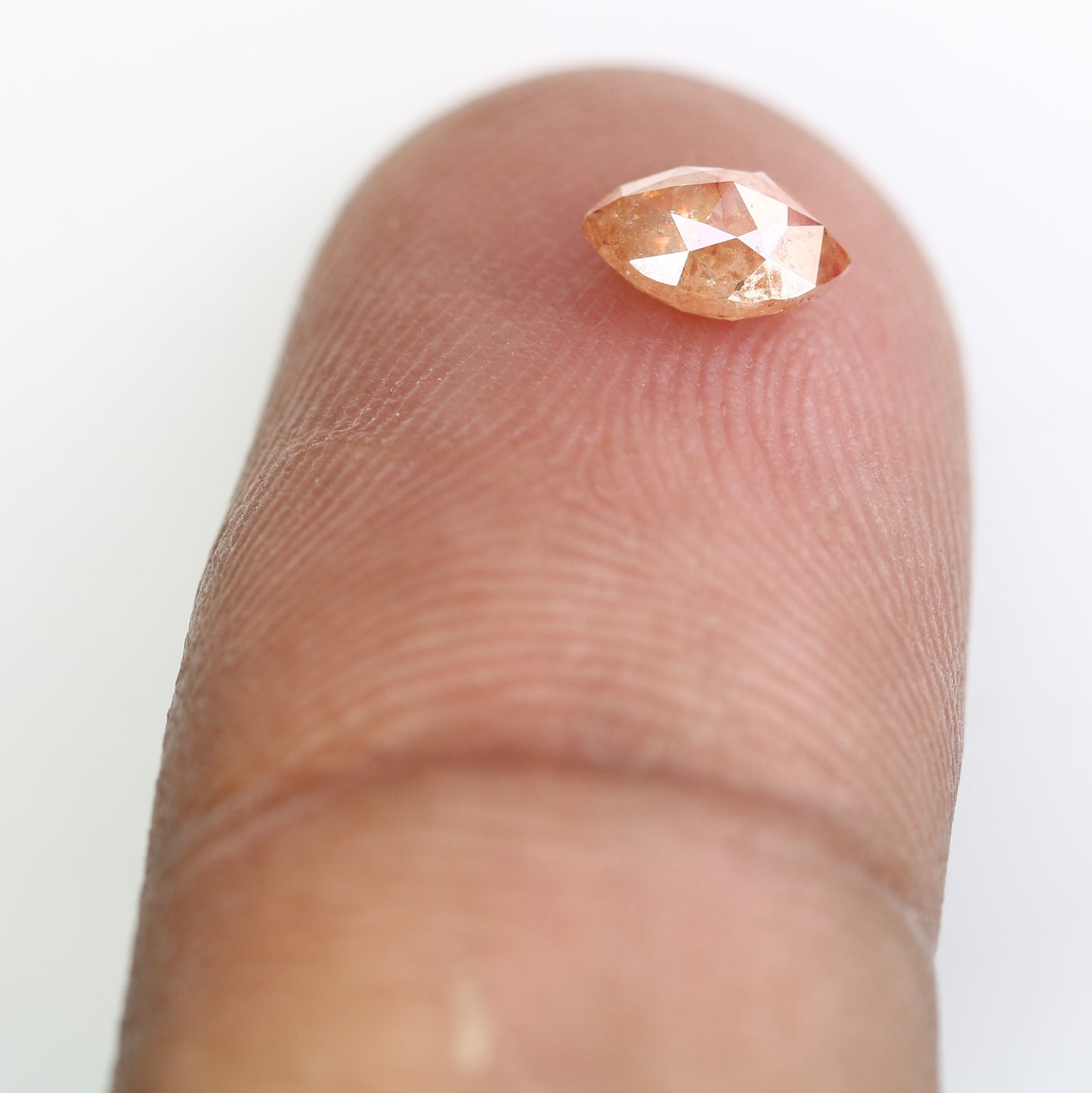 0.62 CT Marquise Shape Peach Diamond (6.20 MM) for a Captivating Engagement Ring: Distinctive Gemstone Jewelry Choice - JayKrishna Diamond