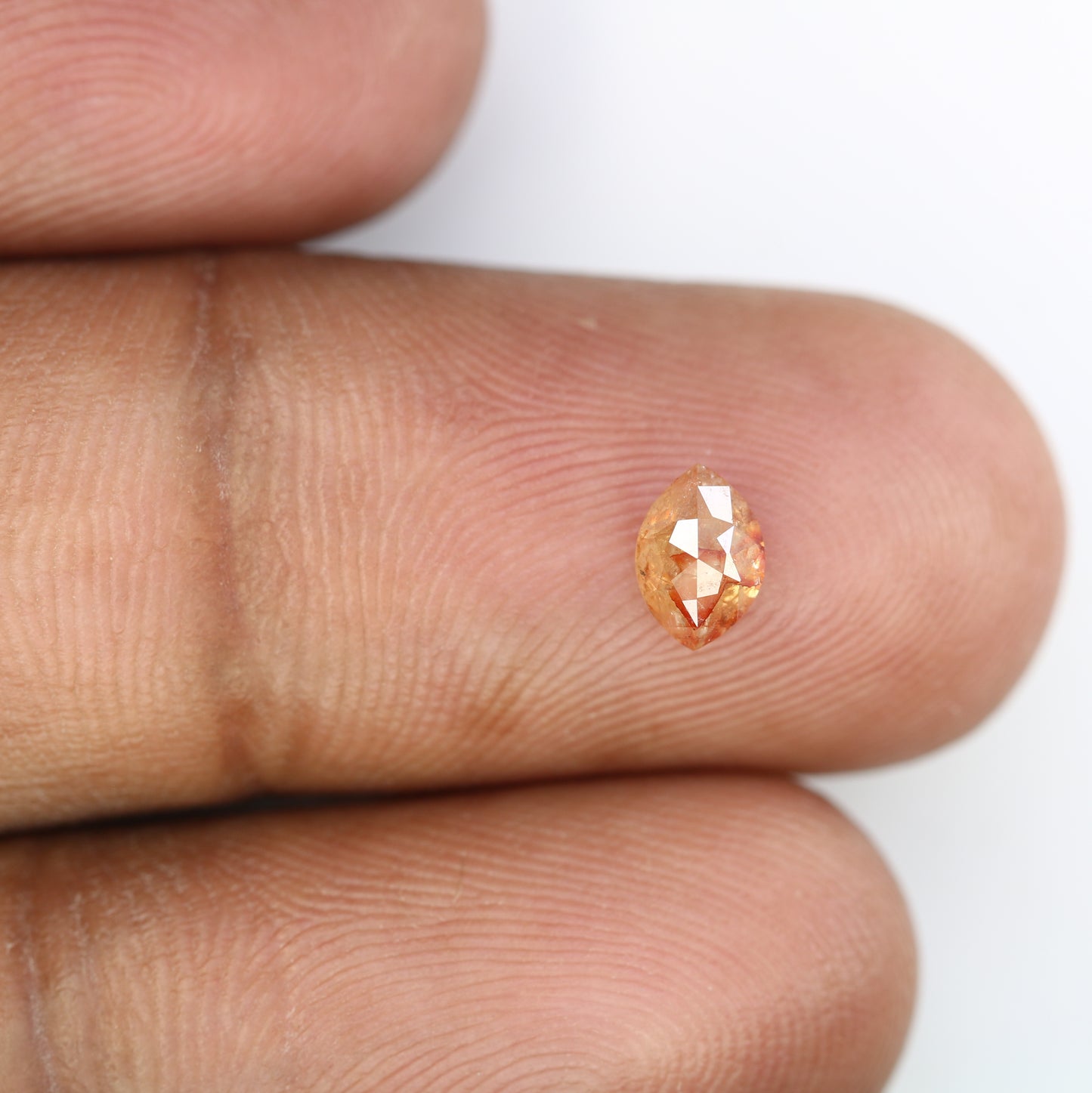 0.62 CT Marquise Shape Peach Diamond (6.20 MM) for a Captivating Engagement Ring: Distinctive Gemstone Jewelry Choice - JayKrishna Diamond