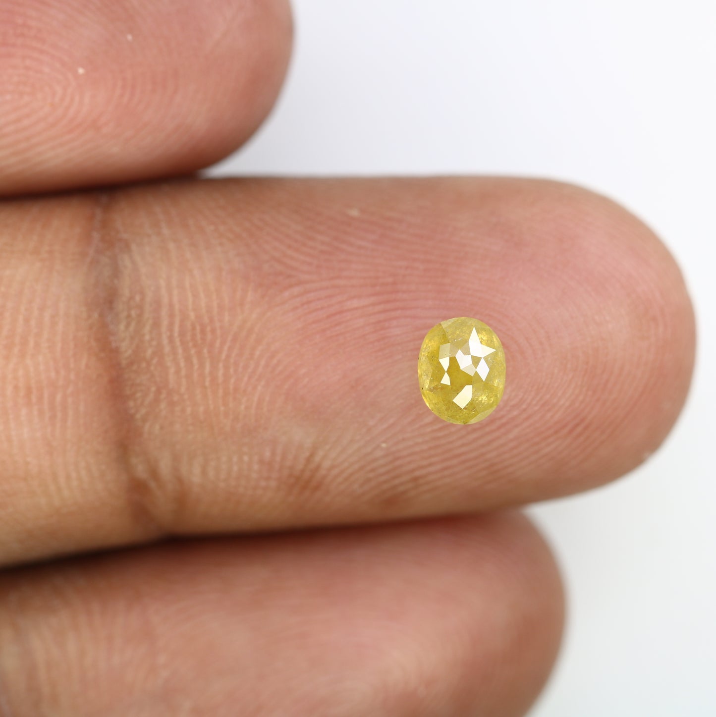 0.58 CT Loose Yellow Oval-Shaped Diamond – Beautiful Gem for Custom Engagement Rings - JayKrishna Diamond