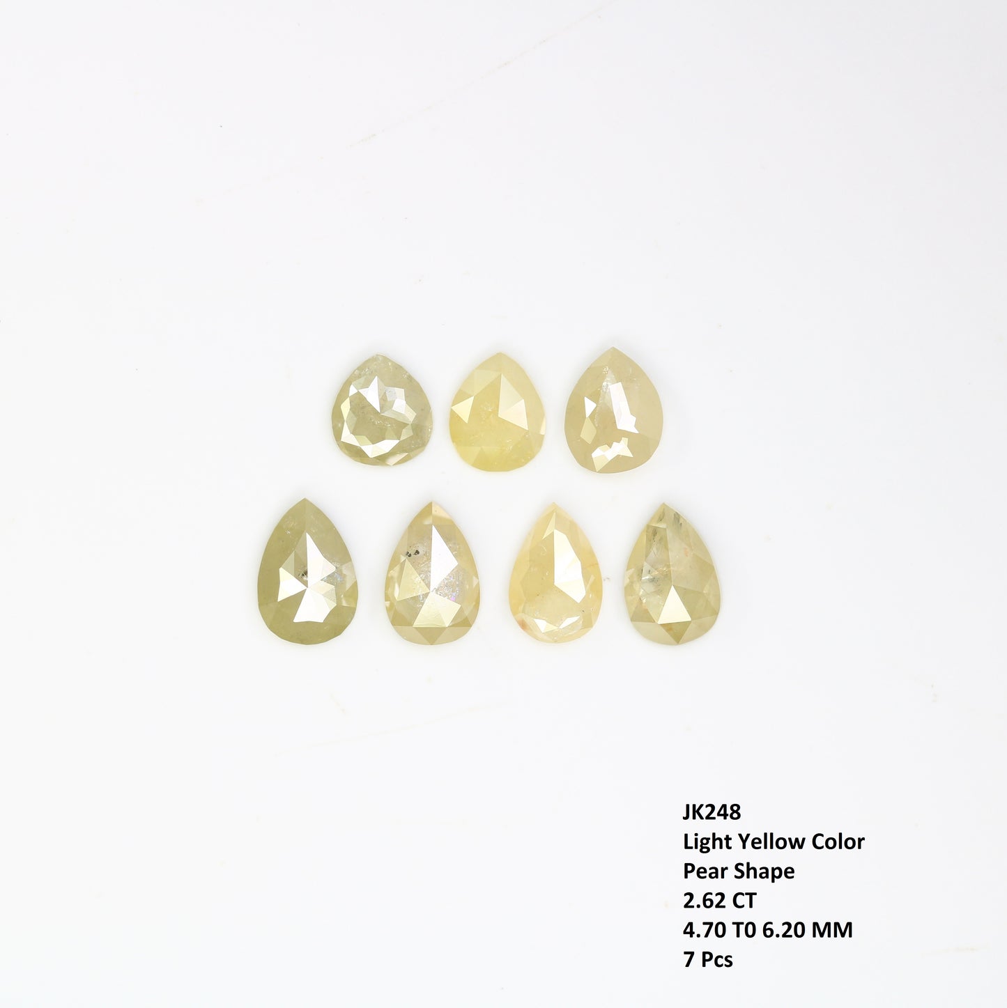 2.62 CT Fancy Yellow Pear Shape 4.70 MM Diamond For Engagement Ring - JayKrishna Diamond