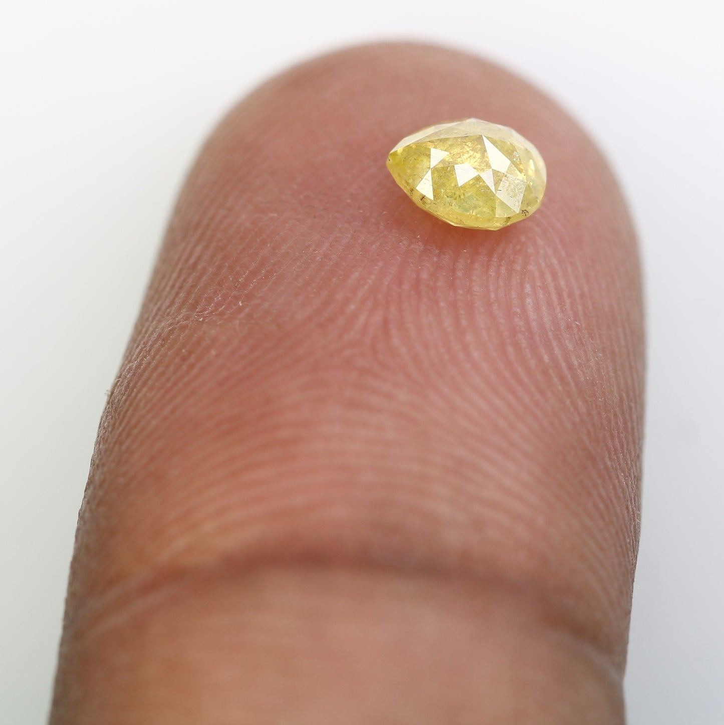 0.54 Natural Yellow Loose Pear Shape Diamond For Galaxy Ring - JayKrishna Diamond