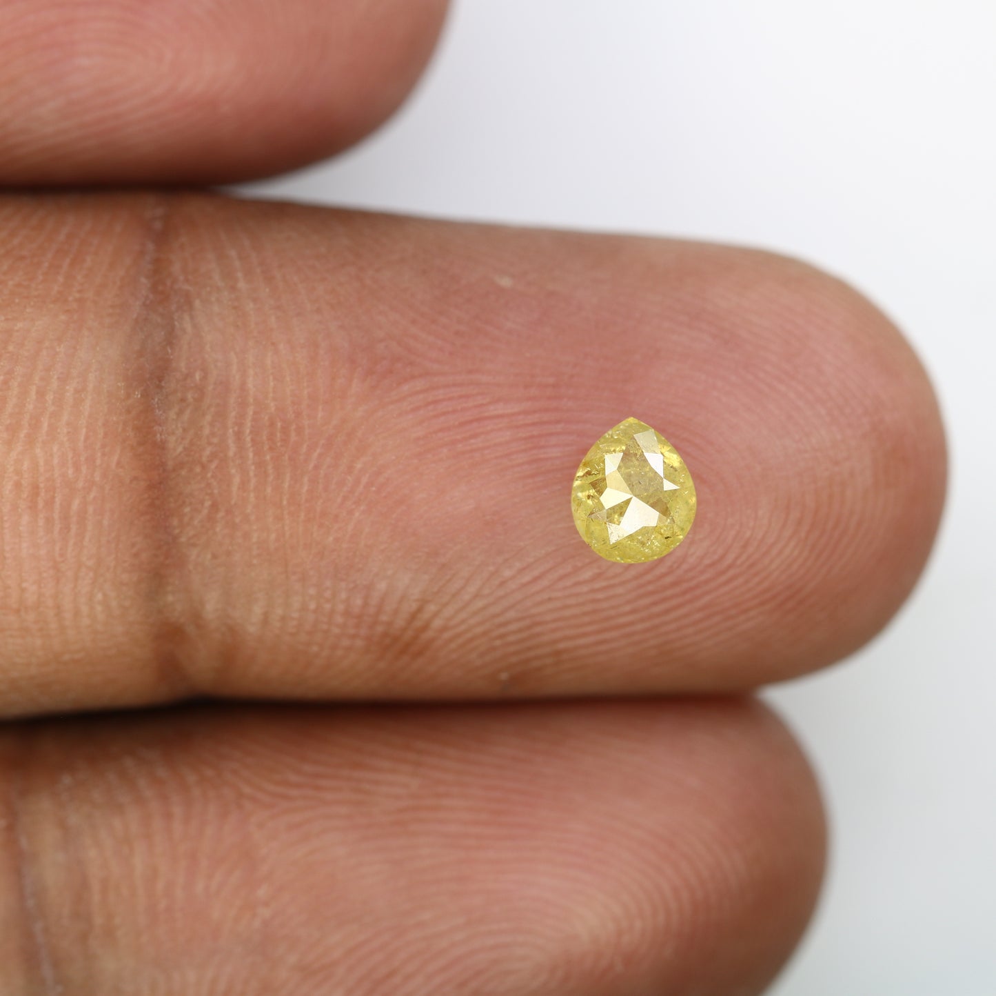 0.54 Natural Yellow Loose Pear Shape Diamond For Galaxy Ring - JayKrishna Diamond
