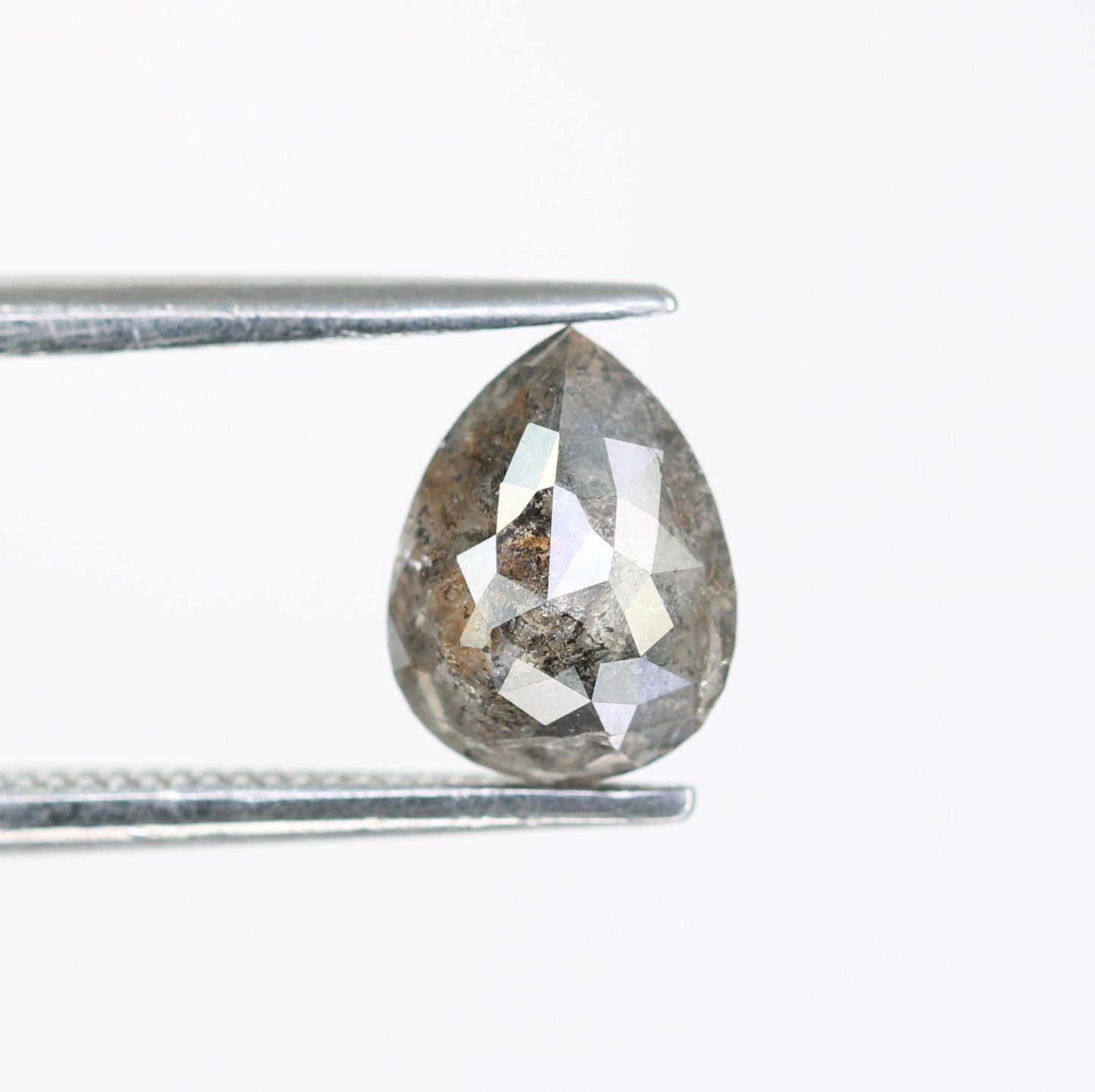 1.49 Carat Natural Loose And Pepper Pear Shaped Diamond Ring - JayKrishna Diamond