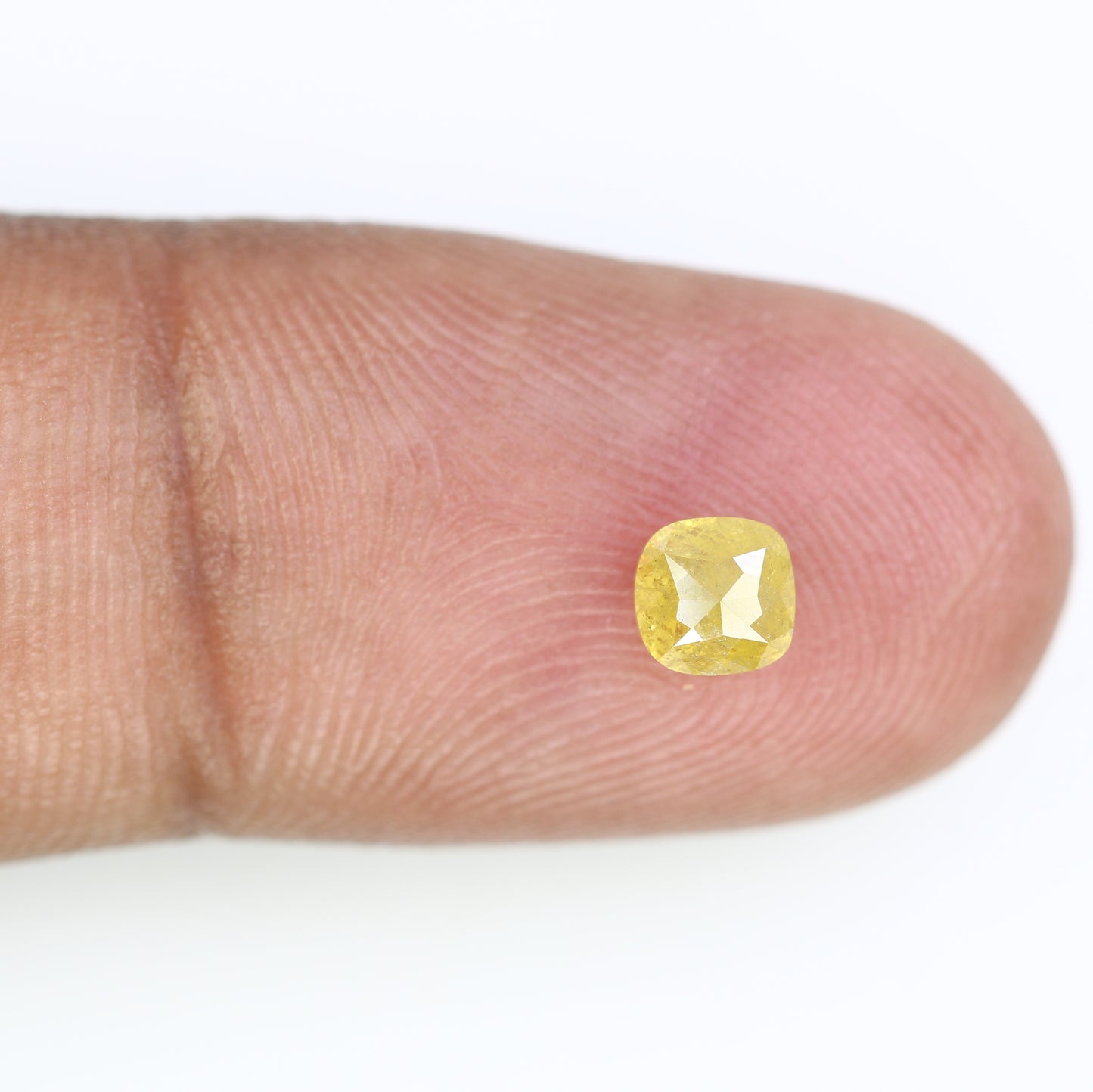 0.70 CT Cushion Shape Yellow Loose Diamond For Engagement Ring - JayKrishna Diamond