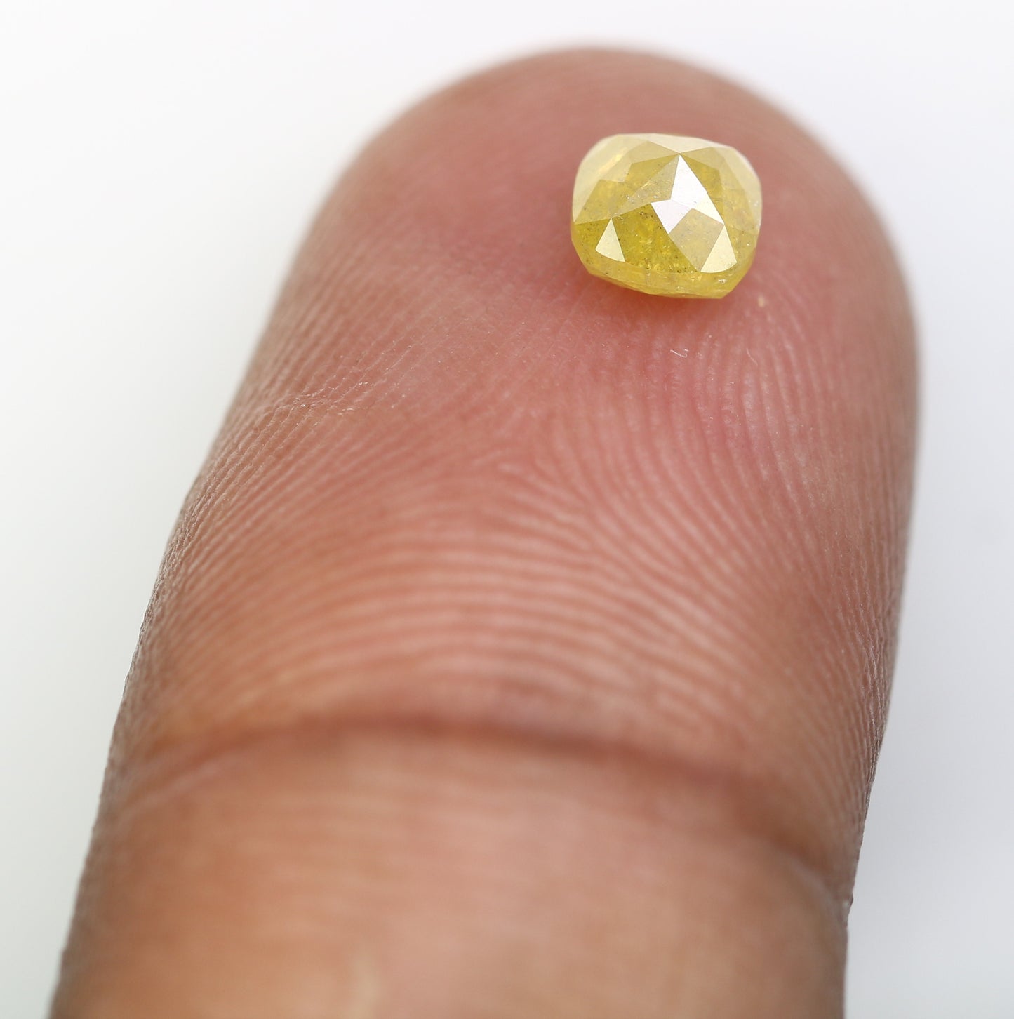 0.70 CT Cushion Shape Yellow Loose Diamond For Engagement Ring - JayKrishna Diamond