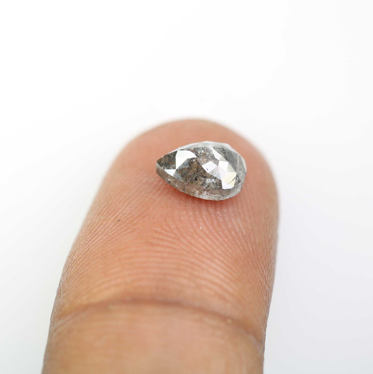 1.49 Carat Natural Loose And Pepper Pear Shaped Diamond Ring - JayKrishna Diamond