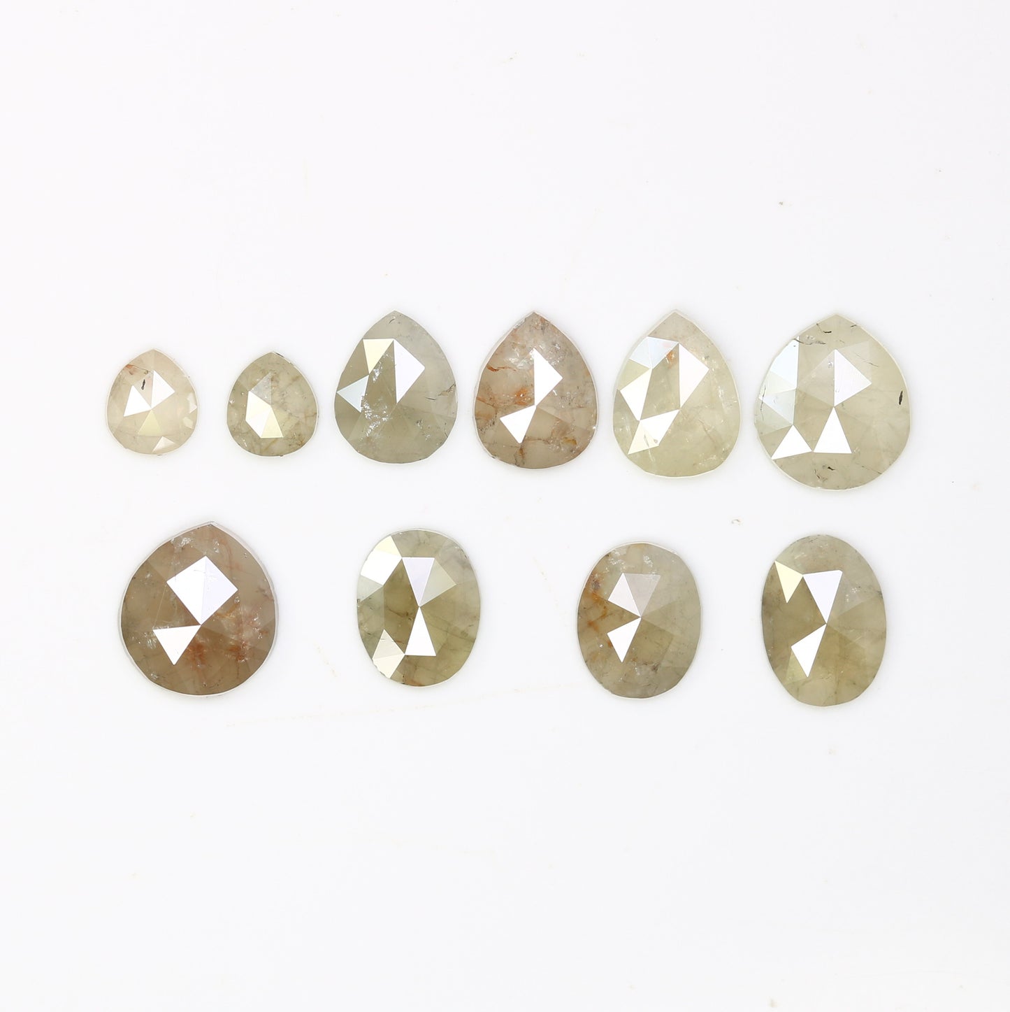 1.75 CT Natural Grey Pear Shaped 5.00 MM Loose Diamond For Promise Ring - JayKrishna Diamond