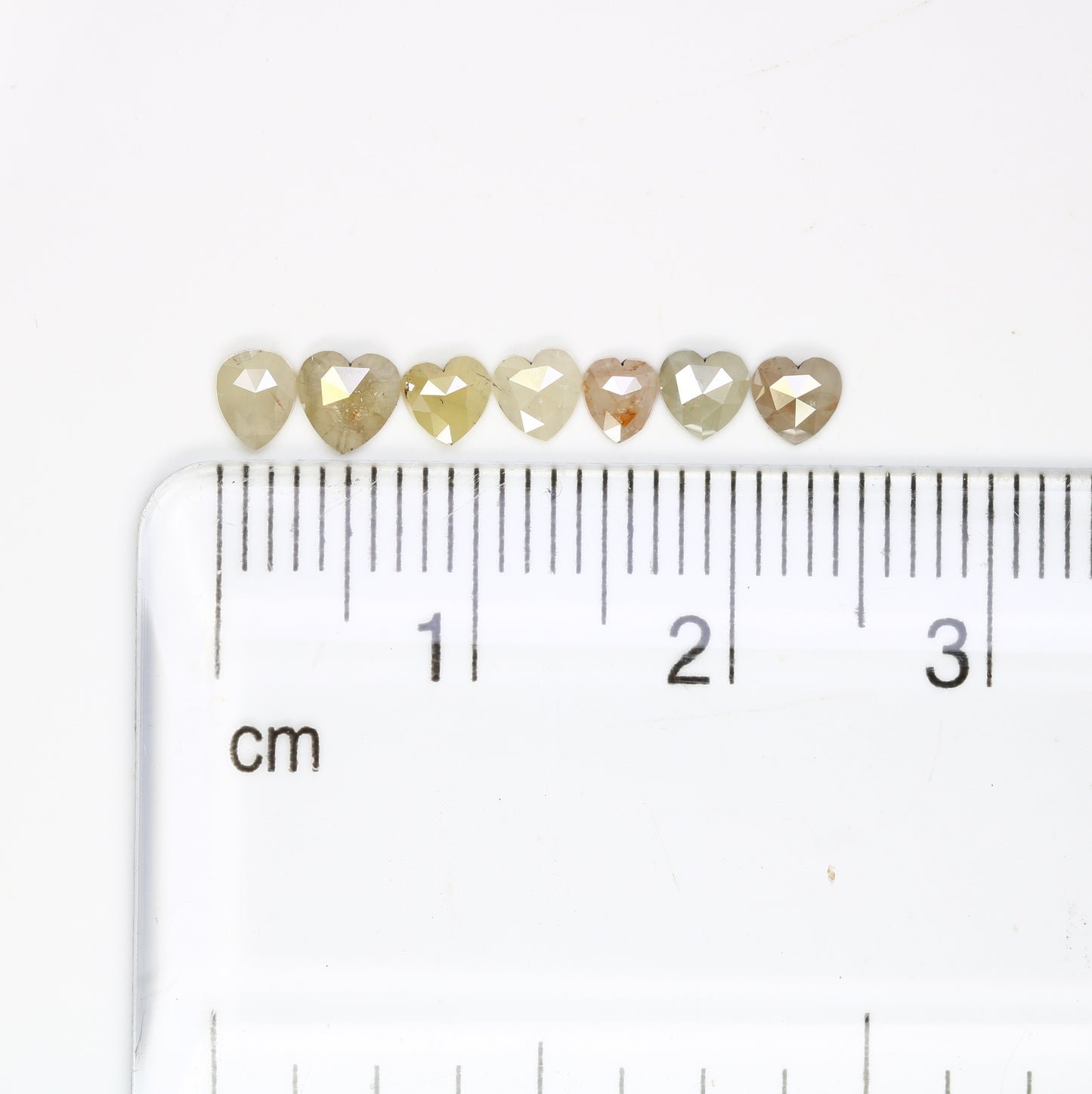 0.90 Carat 4.00 MM Heart Shape Fancy Grey Diamond Lot For Designer Jewelry - JayKrishna Diamond