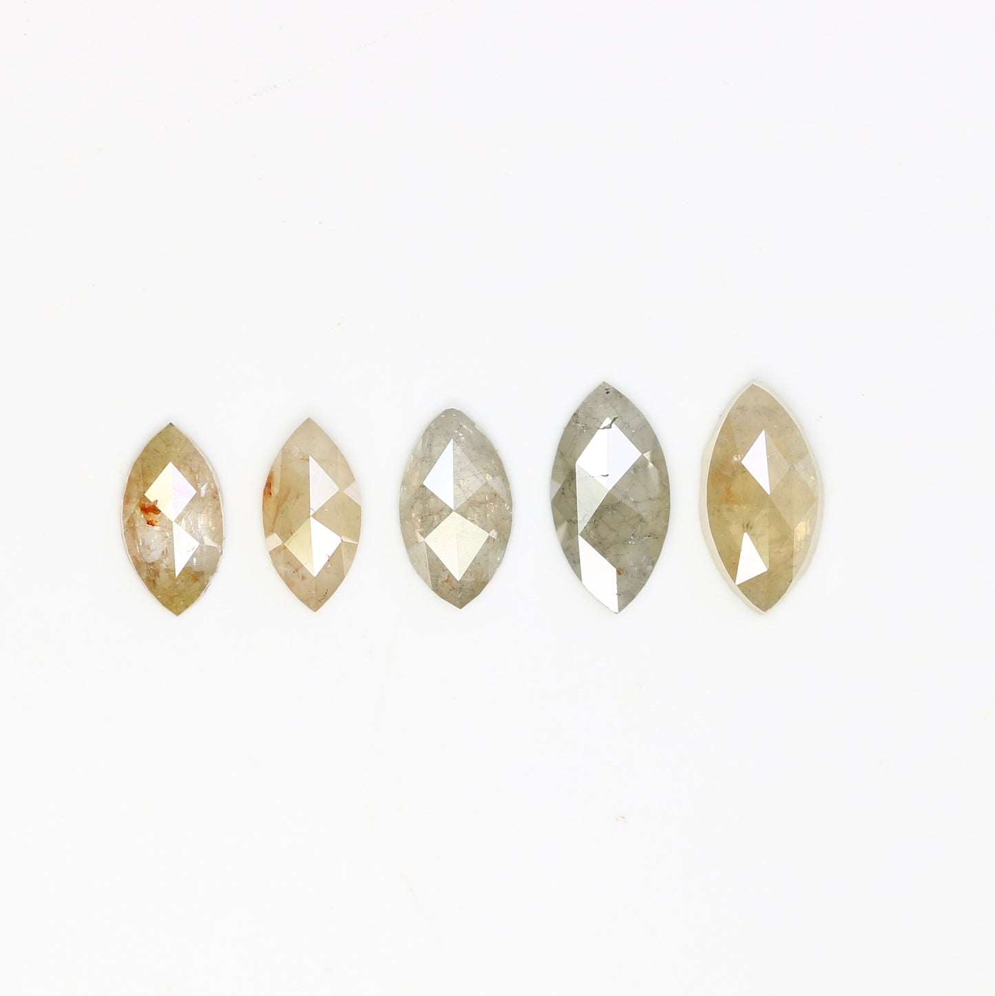 0.95 CT Marquise Shape 6.00 MM Loose Natural Grey Diamond For Engagement Ring - JayKrishna Diamond