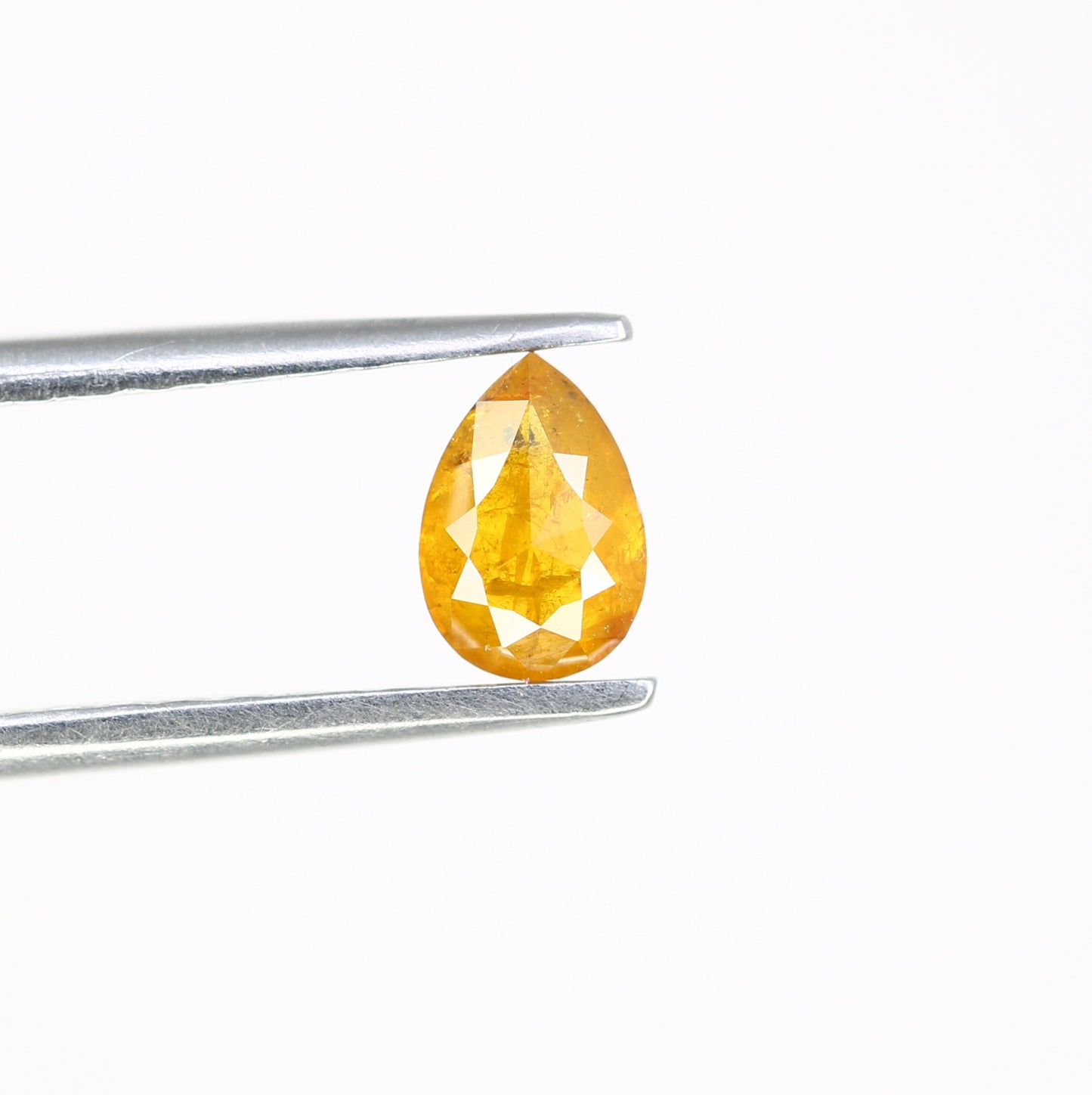 0.45 Natural Dark Yellow Loose Pear Cut Diamond For Galaxy Ring - JayKrishna Diamond