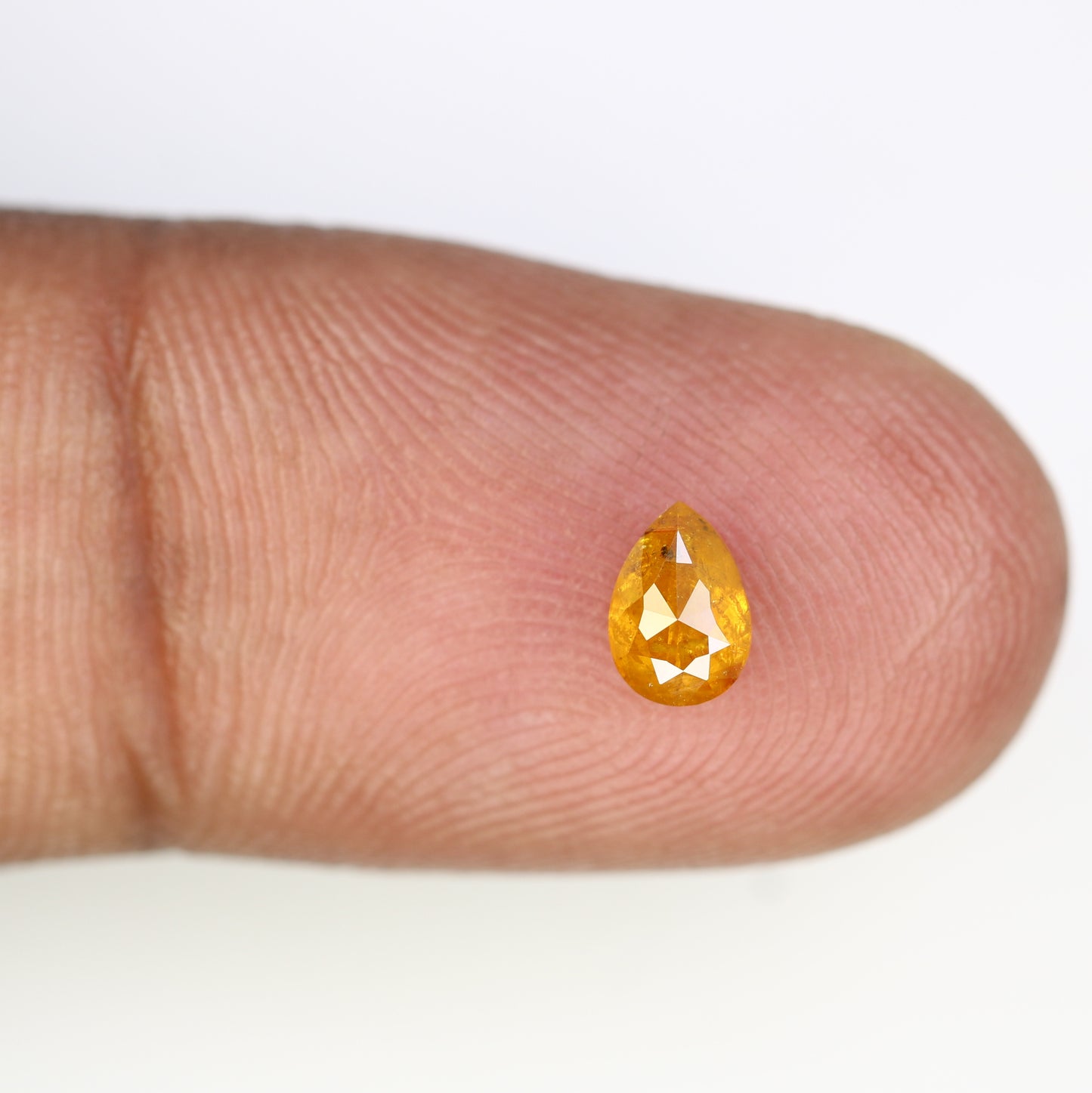 0.45 Natural Dark Yellow Loose Pear Cut Diamond For Galaxy Ring - JayKrishna Diamond