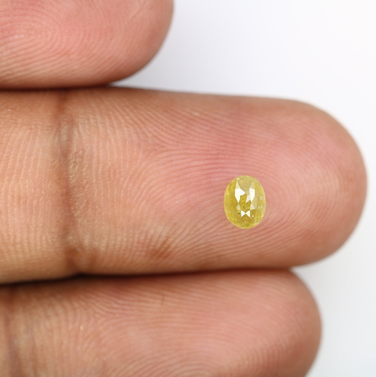 0.46 CT Oval Shape Loose Yellow Diamond For Engagement Ring - JayKrishna Diamond