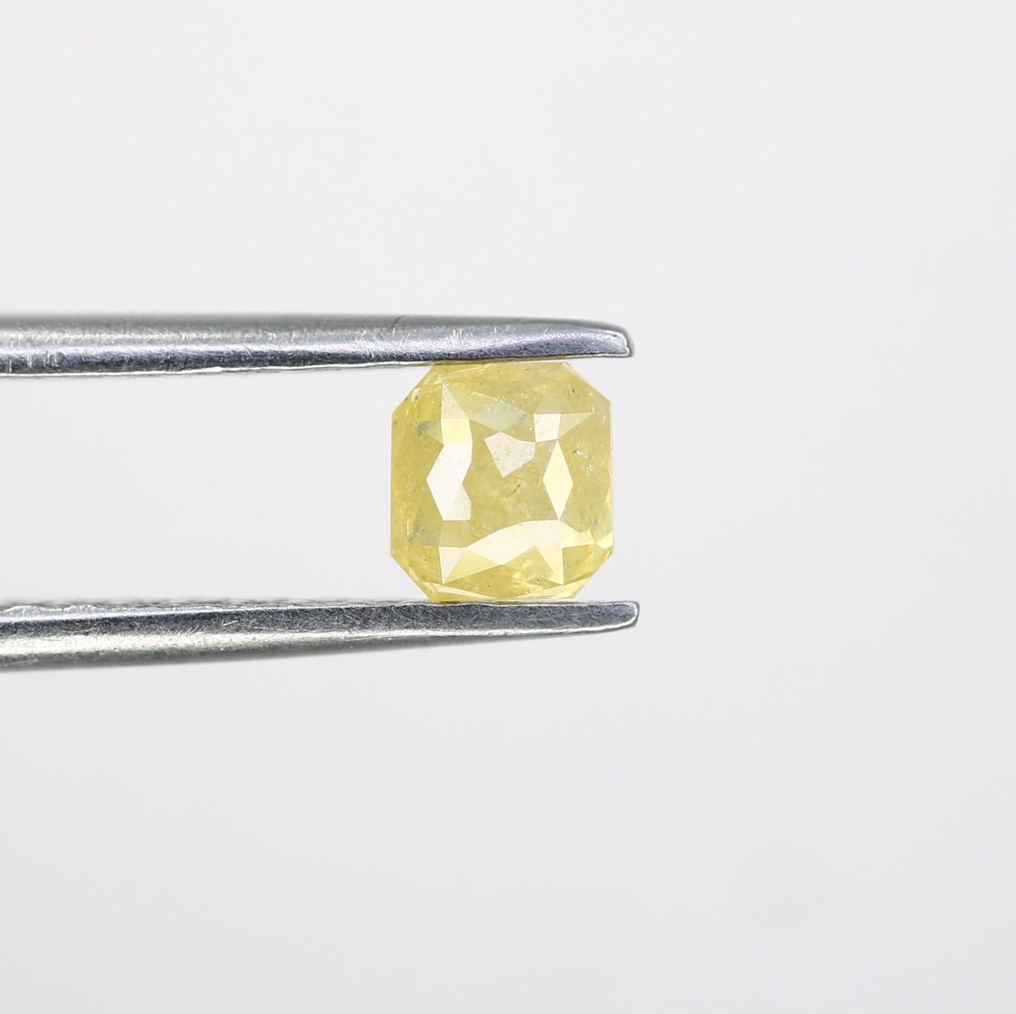 0.48 CT Loose Asscher Shape Yellow Diamond For Engagement Ring - JayKrishna Diamond