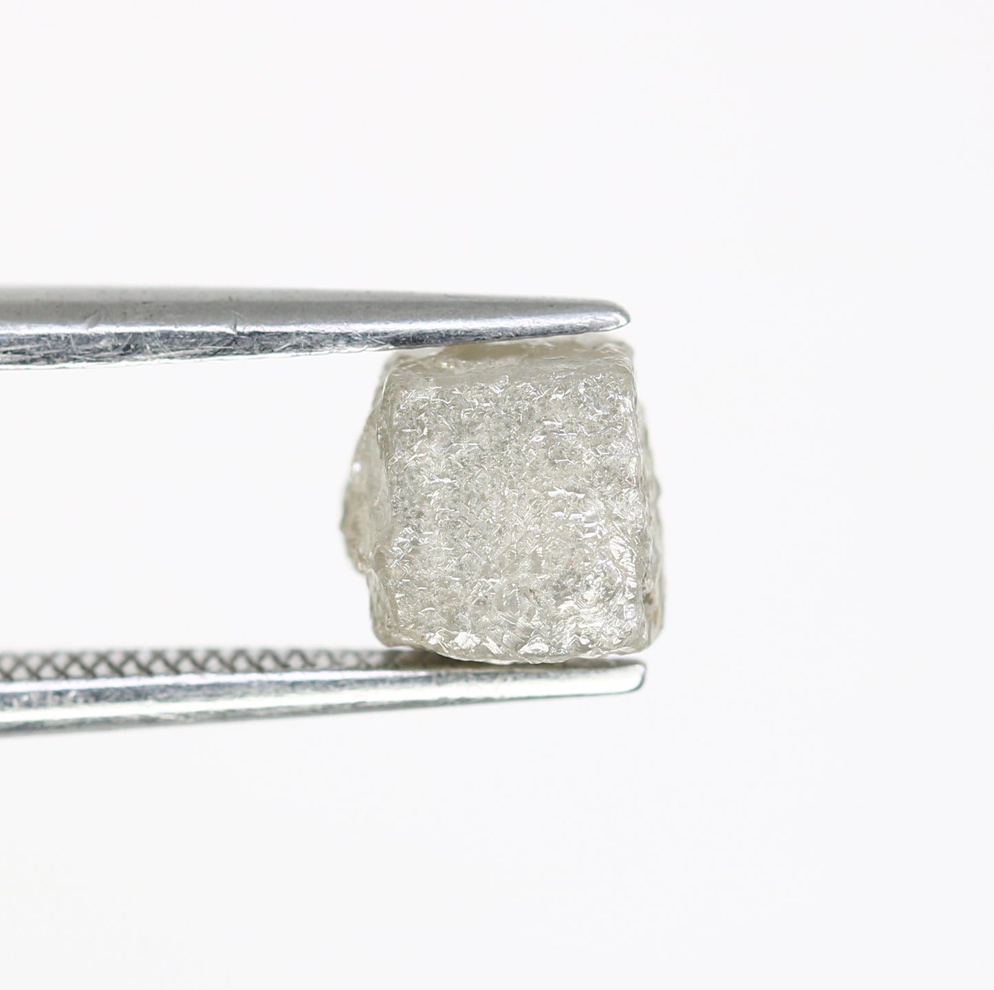 2.55 Carat Natural Grey Raw Congo Cube Rough Diamond - JayKrishna Diamond