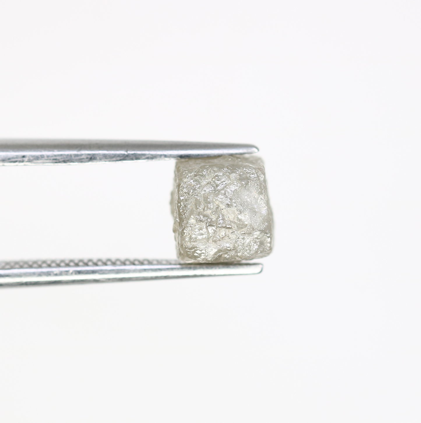 2.55 Carat Natural Grey Raw Congo Cube Rough Diamond - JayKrishna Diamond