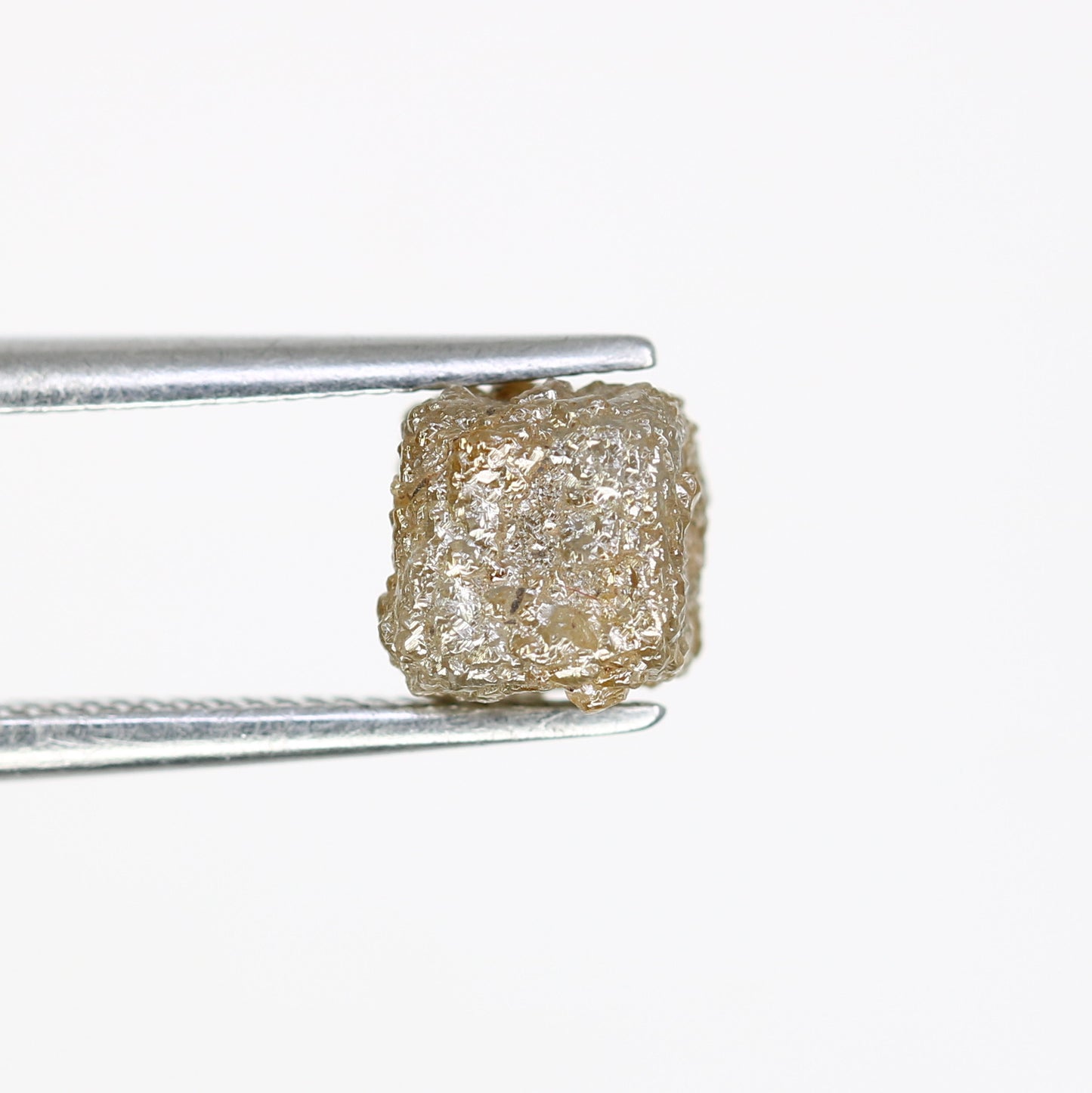 2.29 Carat Natural Grey Color Congo Cube Shape Raw Diamond For Wedding Ring - JayKrishna Diamond