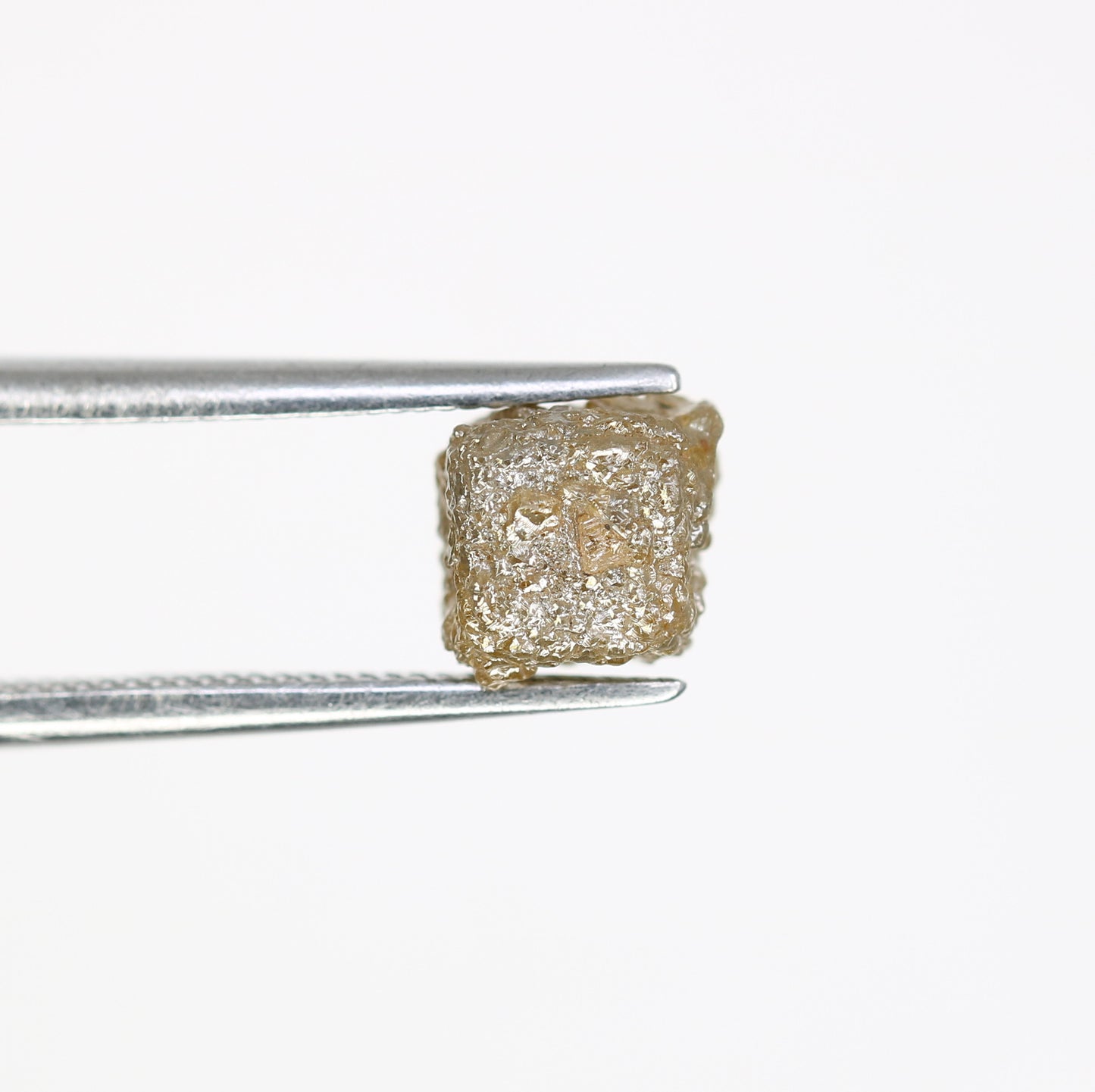 2.29 Carat Natural Grey Color Congo Cube Shape Raw Diamond For Wedding Ring - JayKrishna Diamond