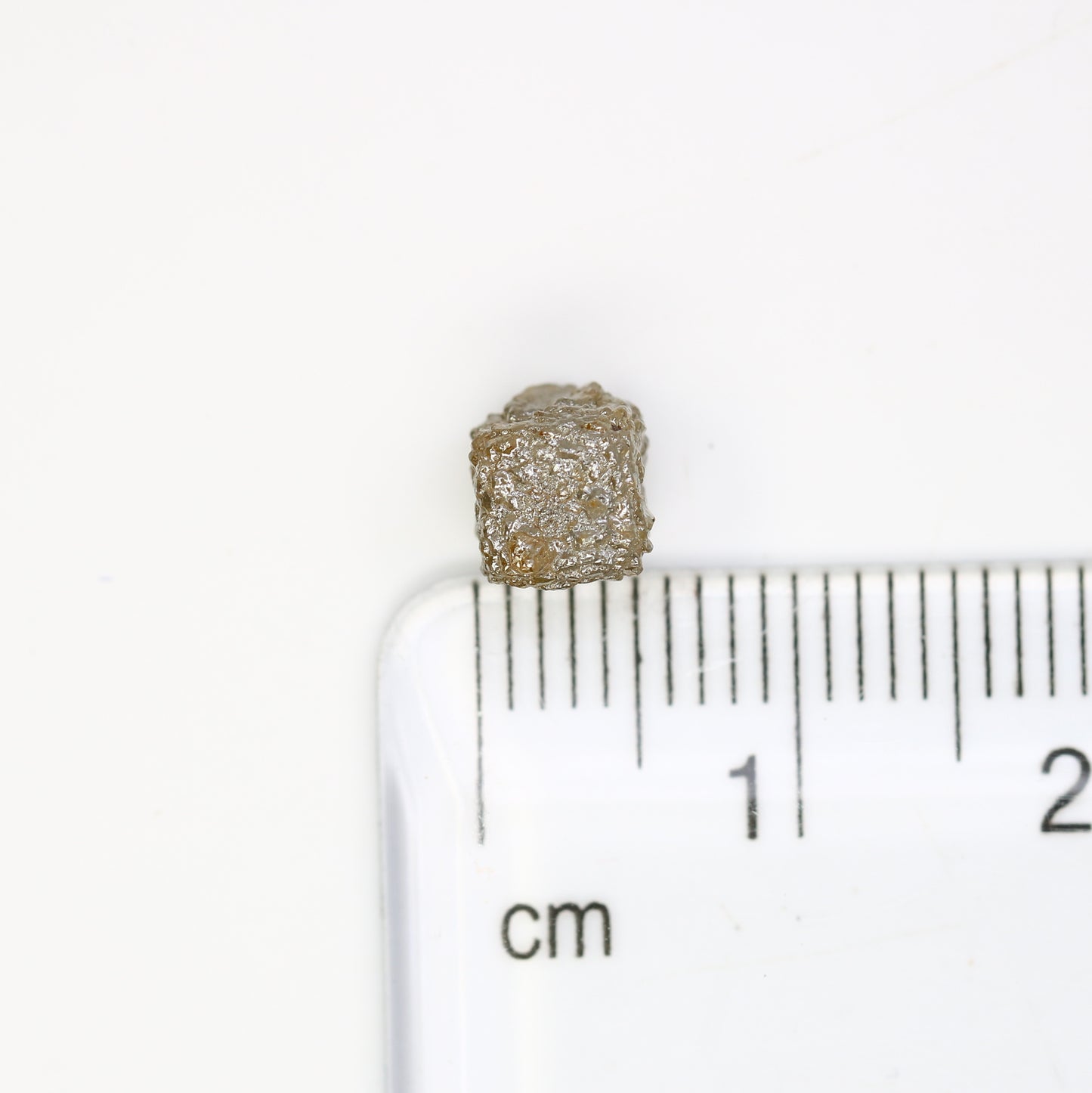 2.29 Carat Natural Grey Color Congo Cube Shape Raw Diamond For Wedding Ring - JayKrishna Diamond