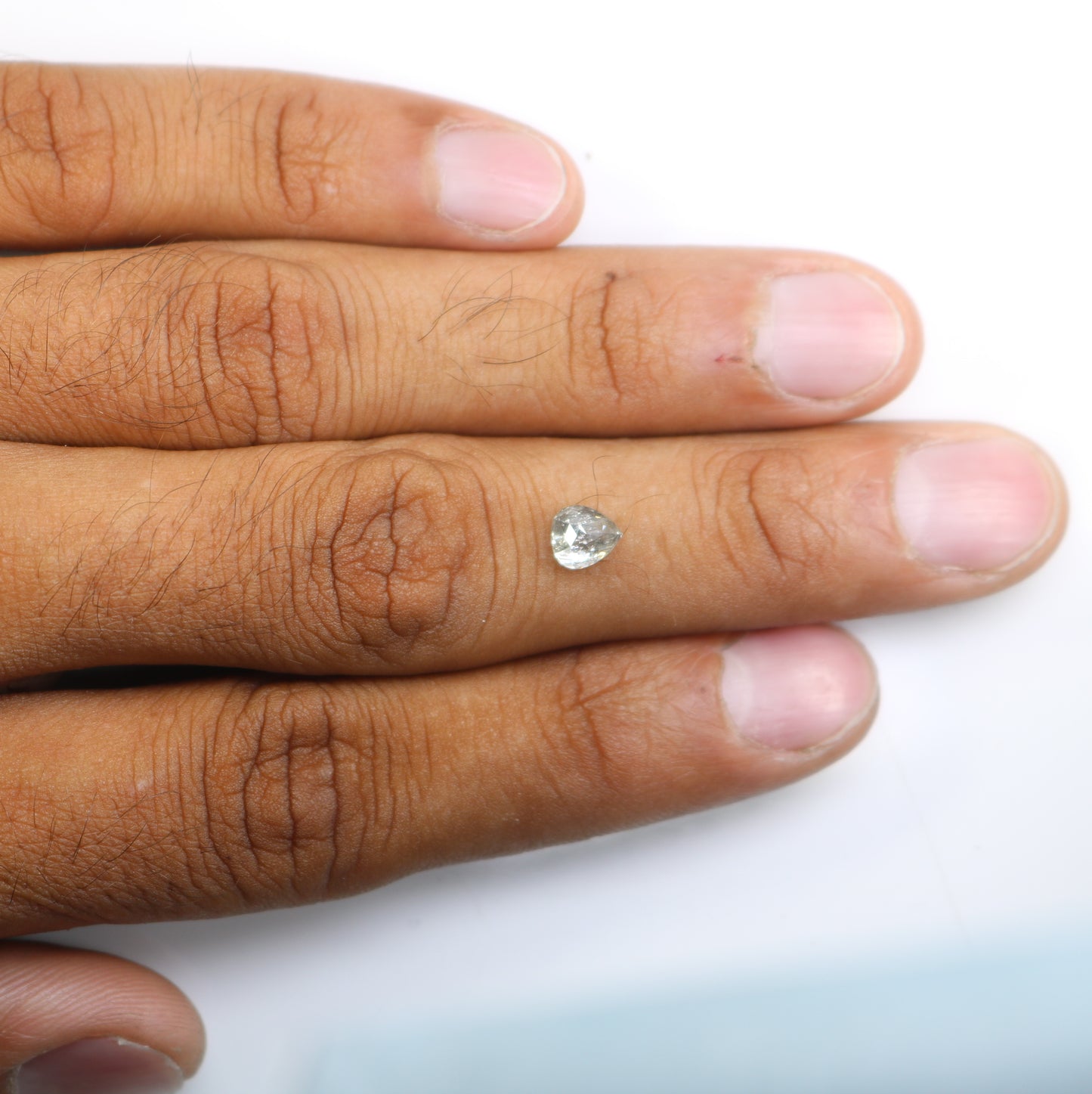 1.14 Carat Geometric Shape Natural Loose Salt And Pepper Diamond Ring - JayKrishna Diamond