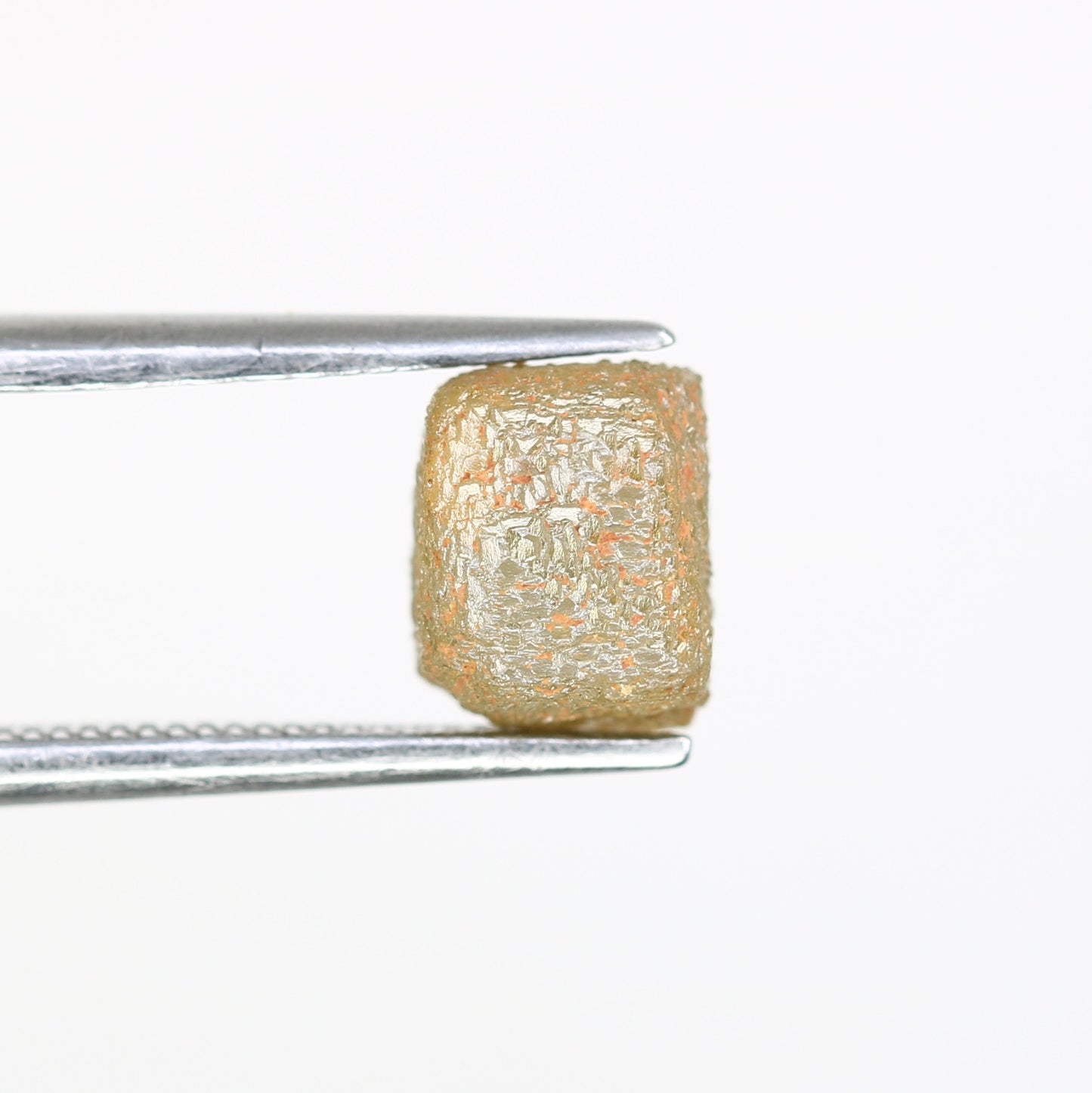2.52 Carat Congo Cube Shape Raw Grey Rough Diamond For Diamond Jewelry - JayKrishna Diamond