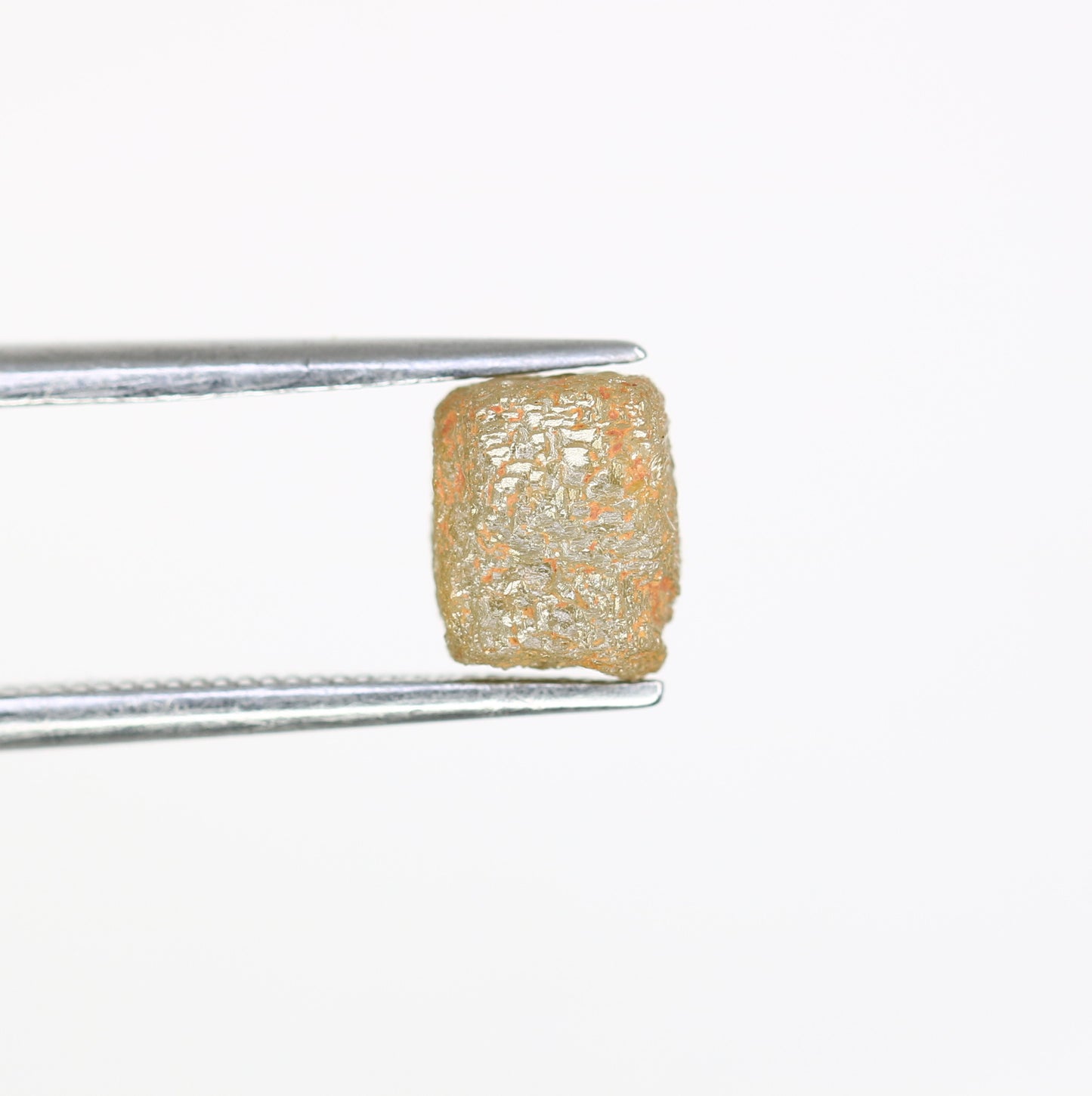 2.52 Carat Congo Cube Shape Raw Grey Rough Diamond For Diamond Jewelry - JayKrishna Diamond