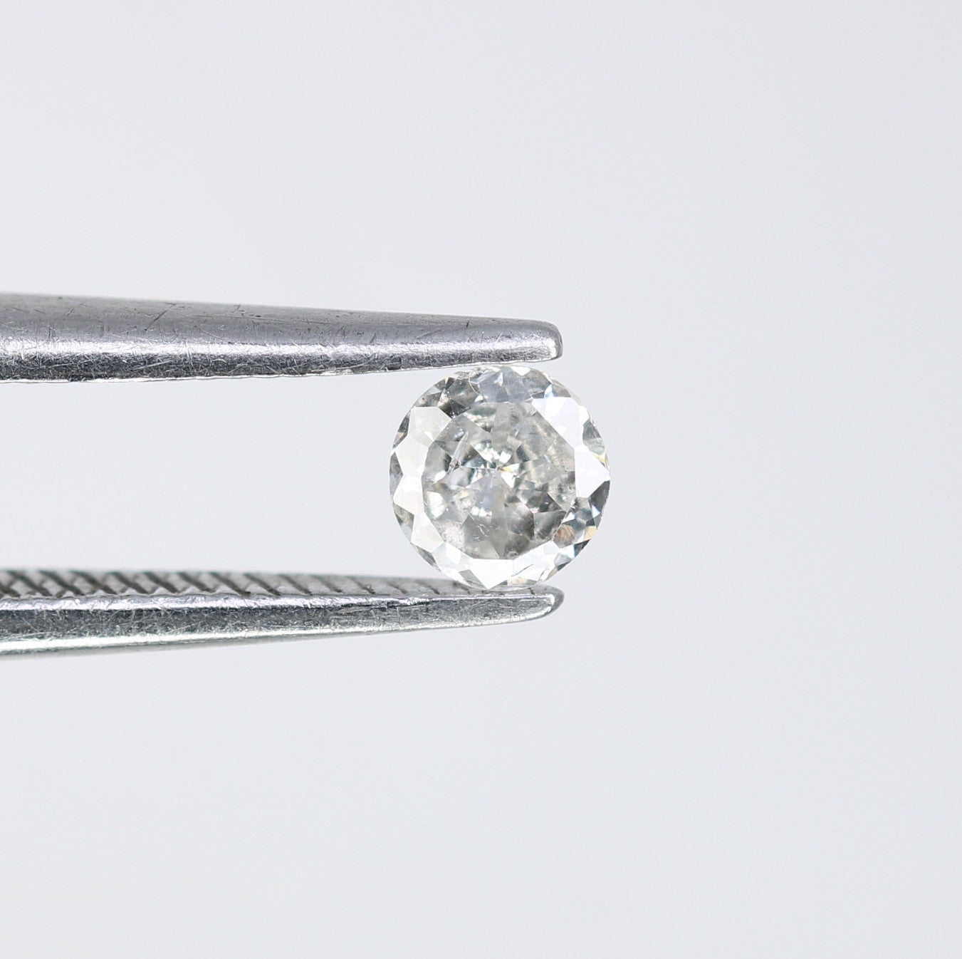 0.16 CT 2.80 MM Salt And Pepper Round Brilliant Cut Diamond For Engagement Ring - JayKrishna Diamond