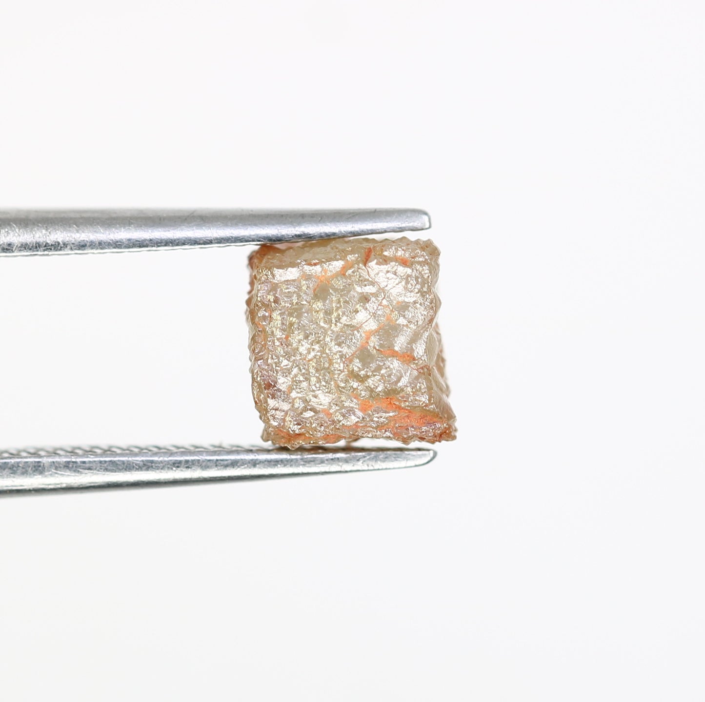 2.49 Carat 6 MM Natural Grey Color Loose Raw Congo Cube Shape Rough Diamond For Wedding Ring - JayKrishna Diamond
