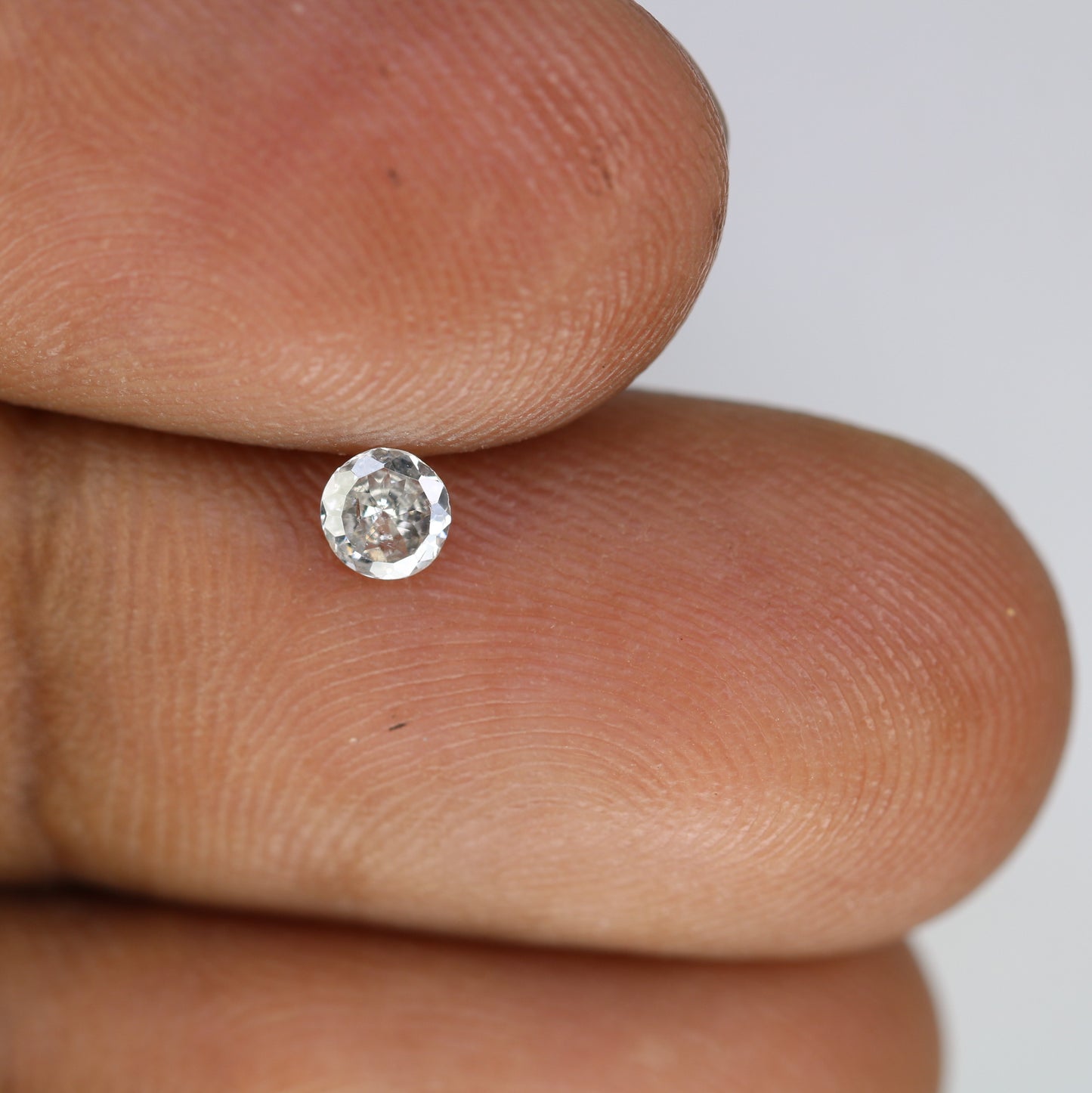 0.16 CT 2.80 MM Salt And Pepper Round Brilliant Cut Diamond For Engagement Ring - JayKrishna Diamond