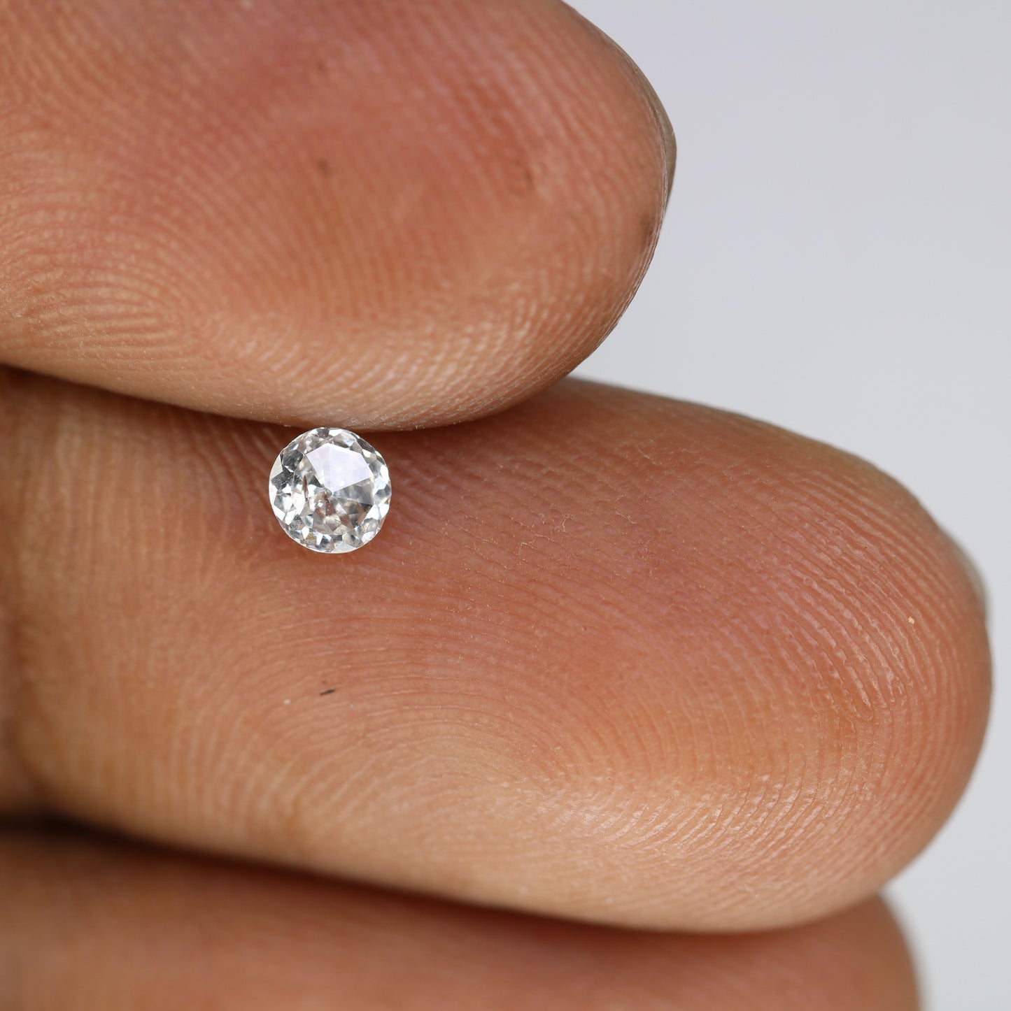 0.16 CT 2.80 MM Salt And Pepper Round Brilliant Cut Diamond For Engagement Ring - JayKrishna Diamond
