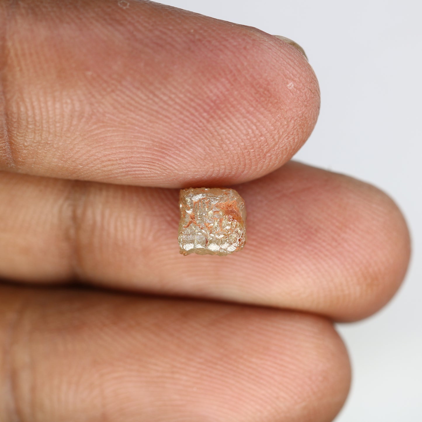 2.49 Carat 6 MM Natural Grey Color Loose Raw Congo Cube Shape Rough Diamond For Wedding Ring - JayKrishna Diamond