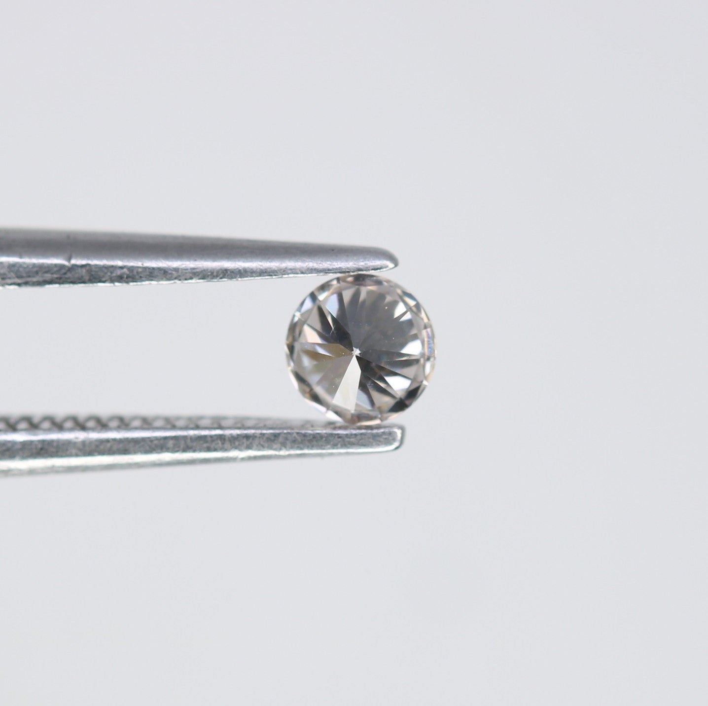 0.15 CT 3.40 x 2.10 MM Very Light Green Round Brilliant Cut Diamond – Perfect for Engagement Rings and Custom Jewelry - JayKrishna Diamond
