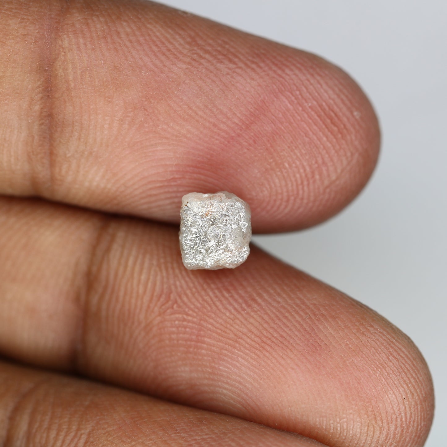 2.20 Carat Grey Color Natural Loose Congo Cube Rough Diamond For Wedding Ring - JayKrishna Diamond