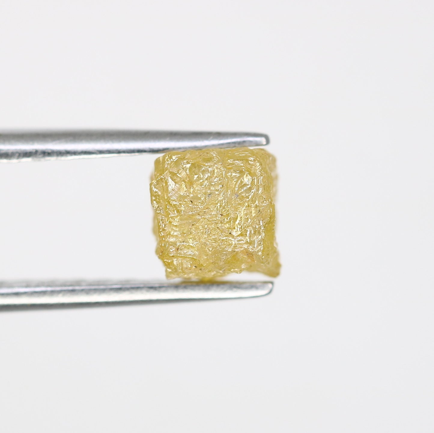 1.93 Carat Yellow Congo Cube Natural Loose Raw Rough Diamond For Wedding Ring - JayKrishna Diamond