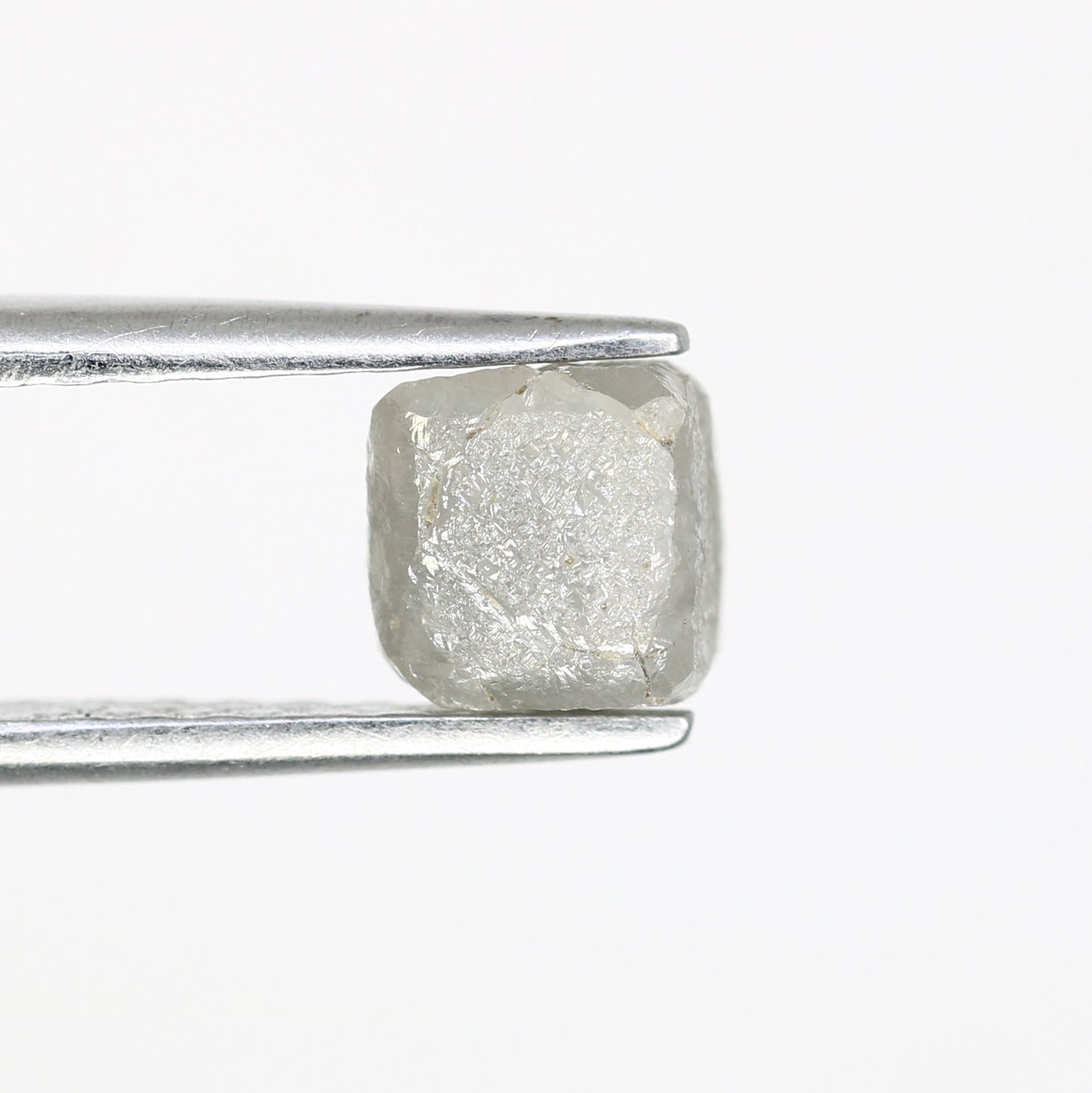 2.03 Carat Grey Color Natural Loose Congo Cube Raw Rough Diamond - JayKrishna Diamond