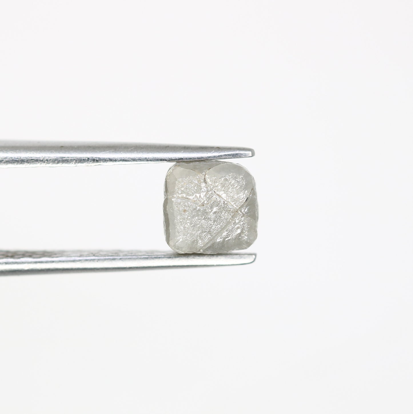 2.03 Carat Grey Color Natural Loose Congo Cube Raw Rough Diamond - JayKrishna Diamond