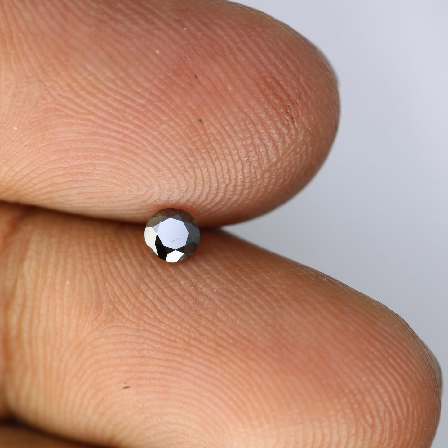 0.19 CT Round Brilliant Cut Dark Brown Diamond - Ideal for Engagement Rings, Necklaces, Promise Rings, Earrings, and Anniversary Gifts - JayKrishna Diamond