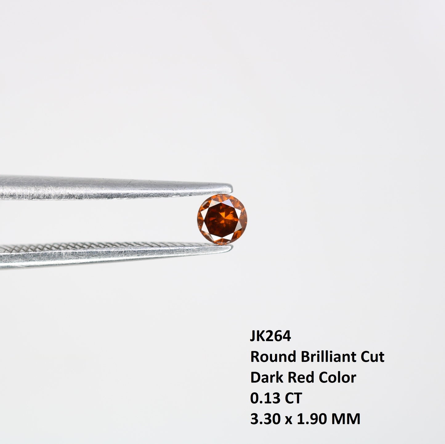 0.13 CT 3.30 MM Natural Round Brilliant Cut Salt and Pepper Diamond for Engagement Rings, Custom Jewelry and Stylish Bracelets - JayKrishna Diamond