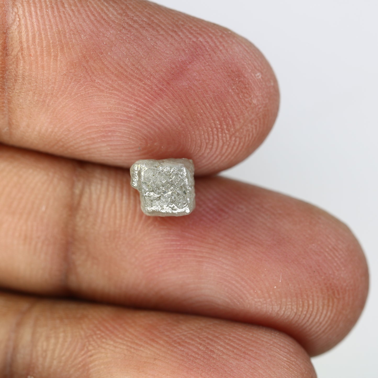2.00 Carat Grey Color Rough Natural Loose Congo Cube Raw Diamond For Wedding Ring - JayKrishna Diamond