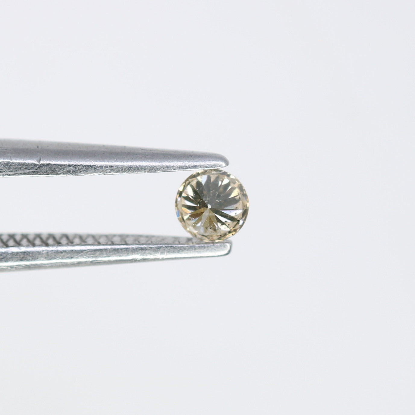 0.09 CT Light Yellow Round Salt and Pepper Diamond 2.90 MM for Unique Engagement Rings, Custom Jewelry and Elegant Earrings - JayKrishna Diamond
