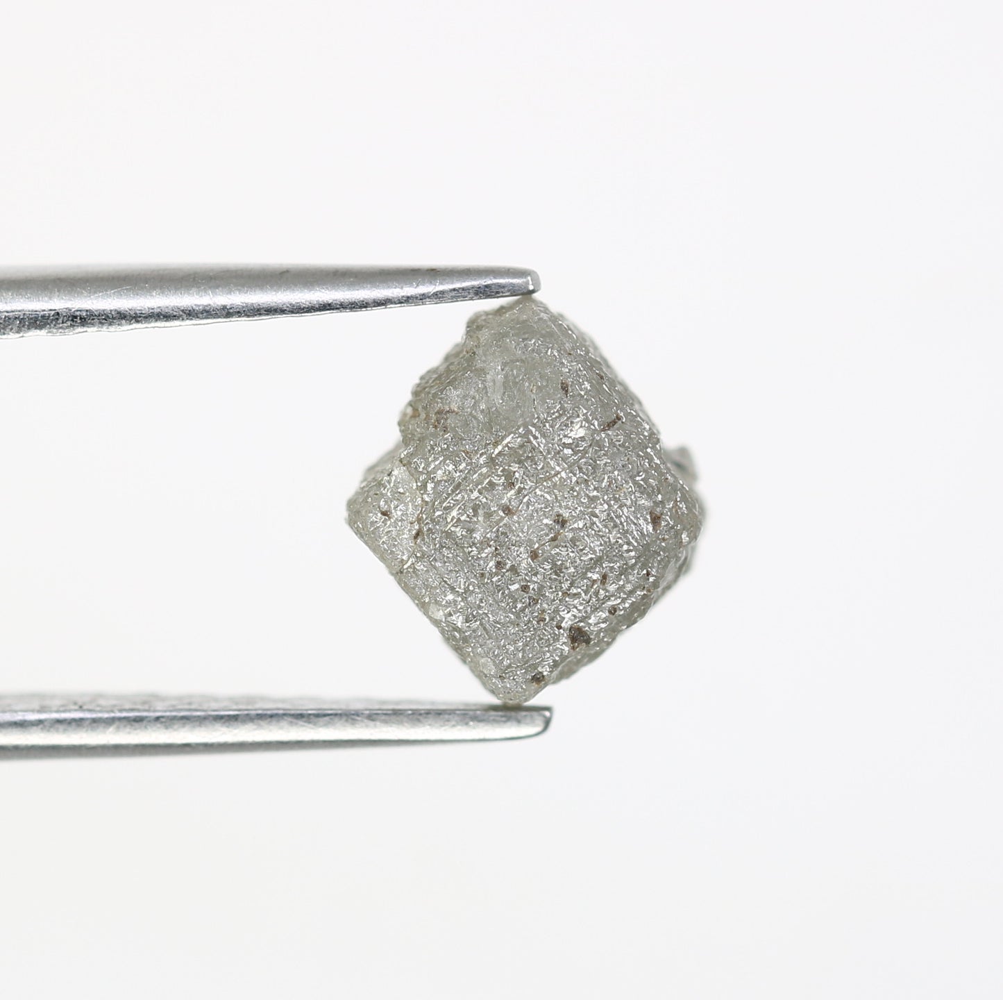 2.77 Carat Natural Grey Rough Congo Cube Shape Loose Raw Diamond For Wedding Ring - JayKrishna Diamond