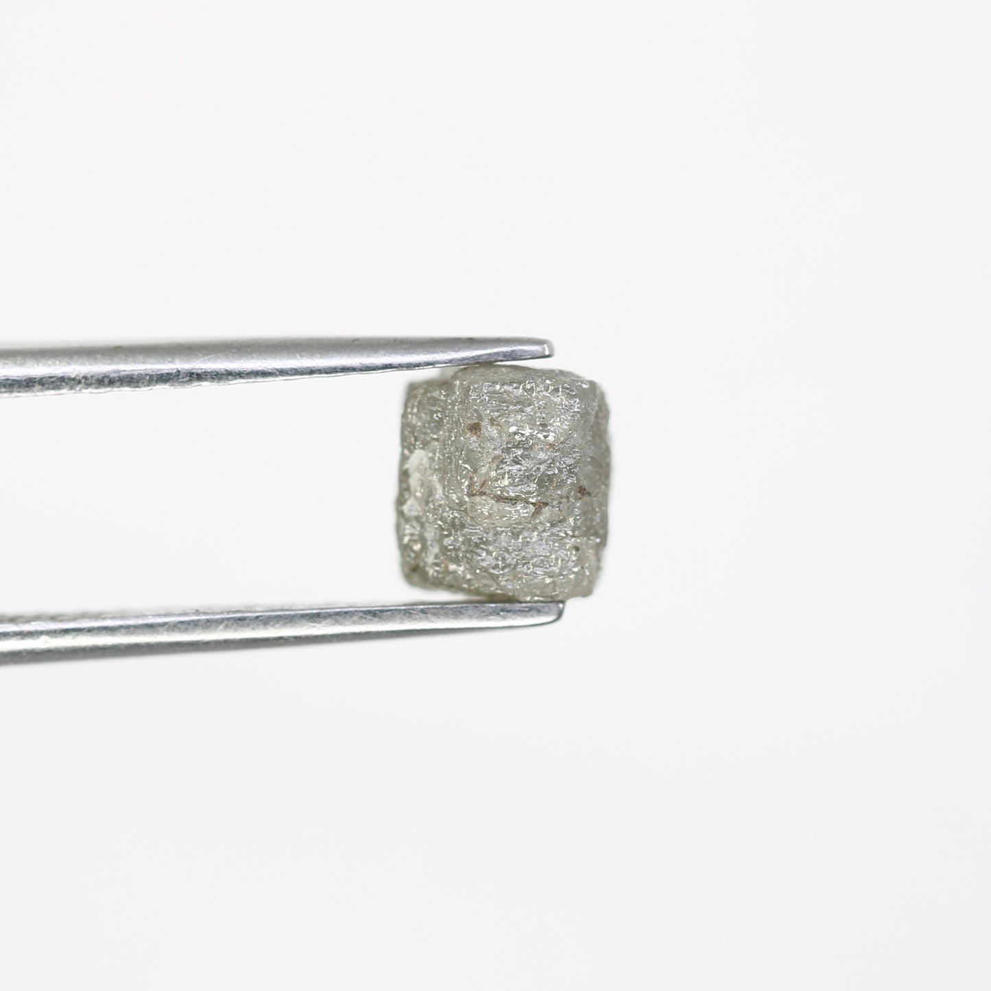 2.77 Carat Natural Grey Rough Congo Cube Shape Loose Raw Diamond For Wedding Ring - JayKrishna Diamond
